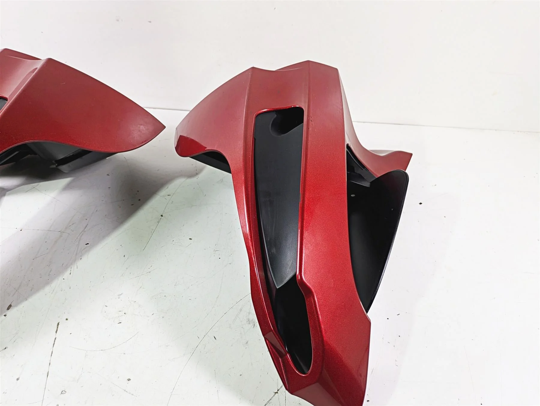 2012 Victory Cross Country Left Right Lower Leg Fairing Set - Modified 5438927 - Image 7