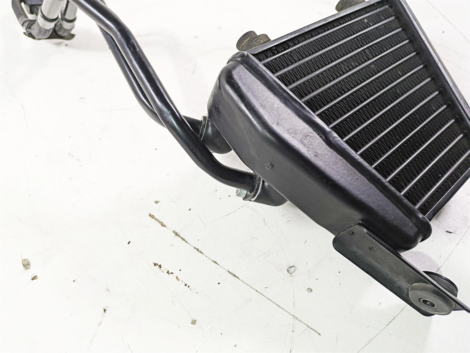 2012 Victory Cross Country Oil Cooler Radiator & Lines 1240266 1240919 - Image 9