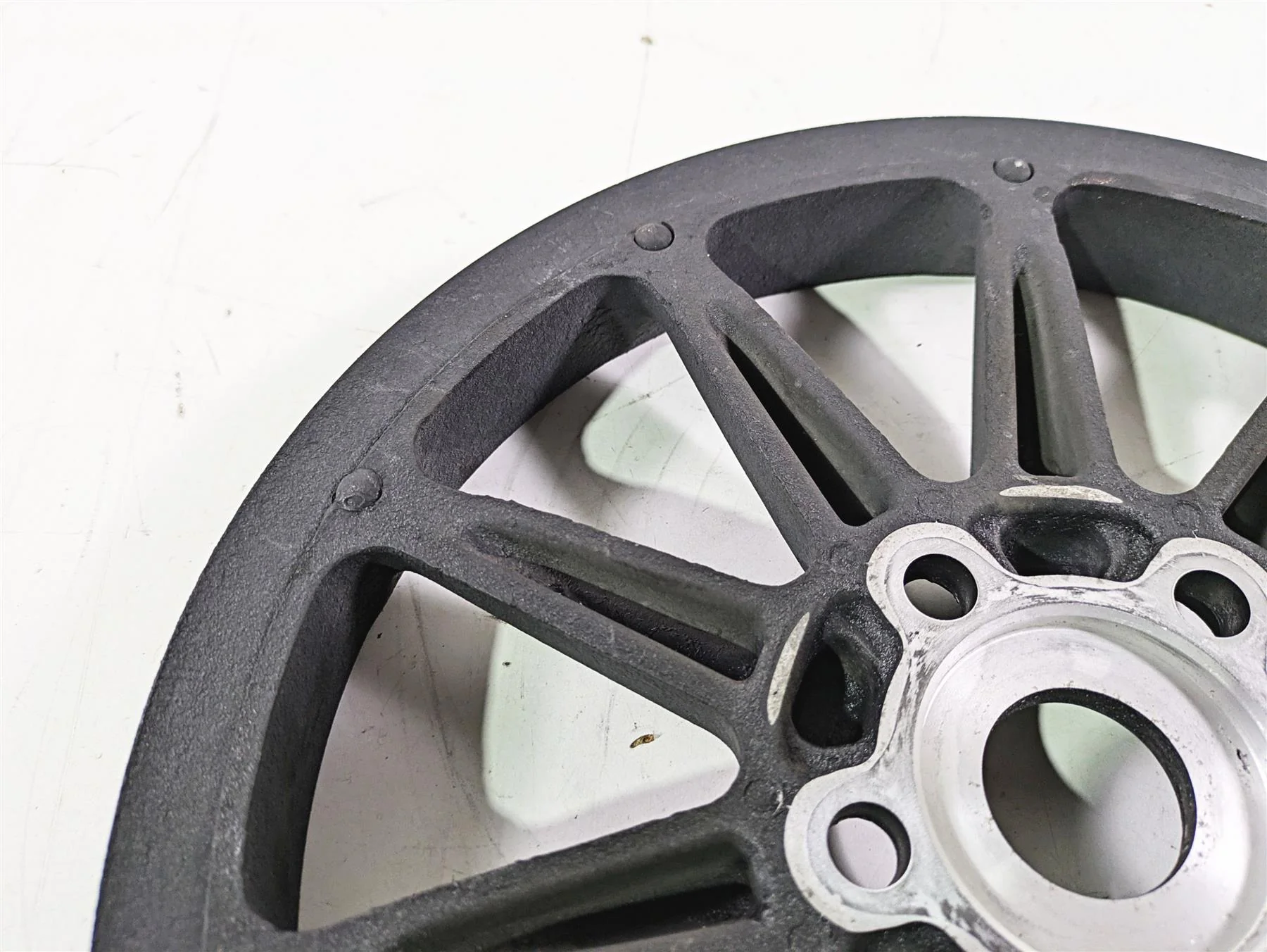 2012 Victory Cross Country Rear Drive Belt Pulley Sprocket 70T 28mm 1332399 - Image 9
