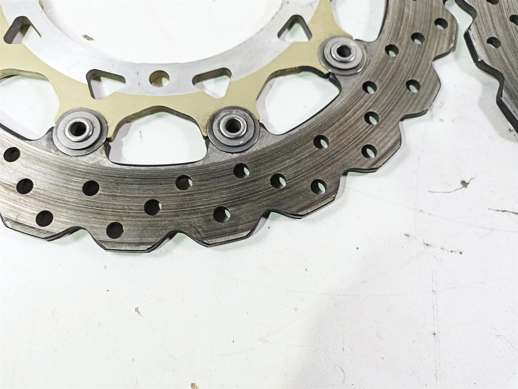 2012 Yamaha XT1200 Super Tenere Front Brake Disc Rotor Set 23P-2581T-00-00 - Image 10