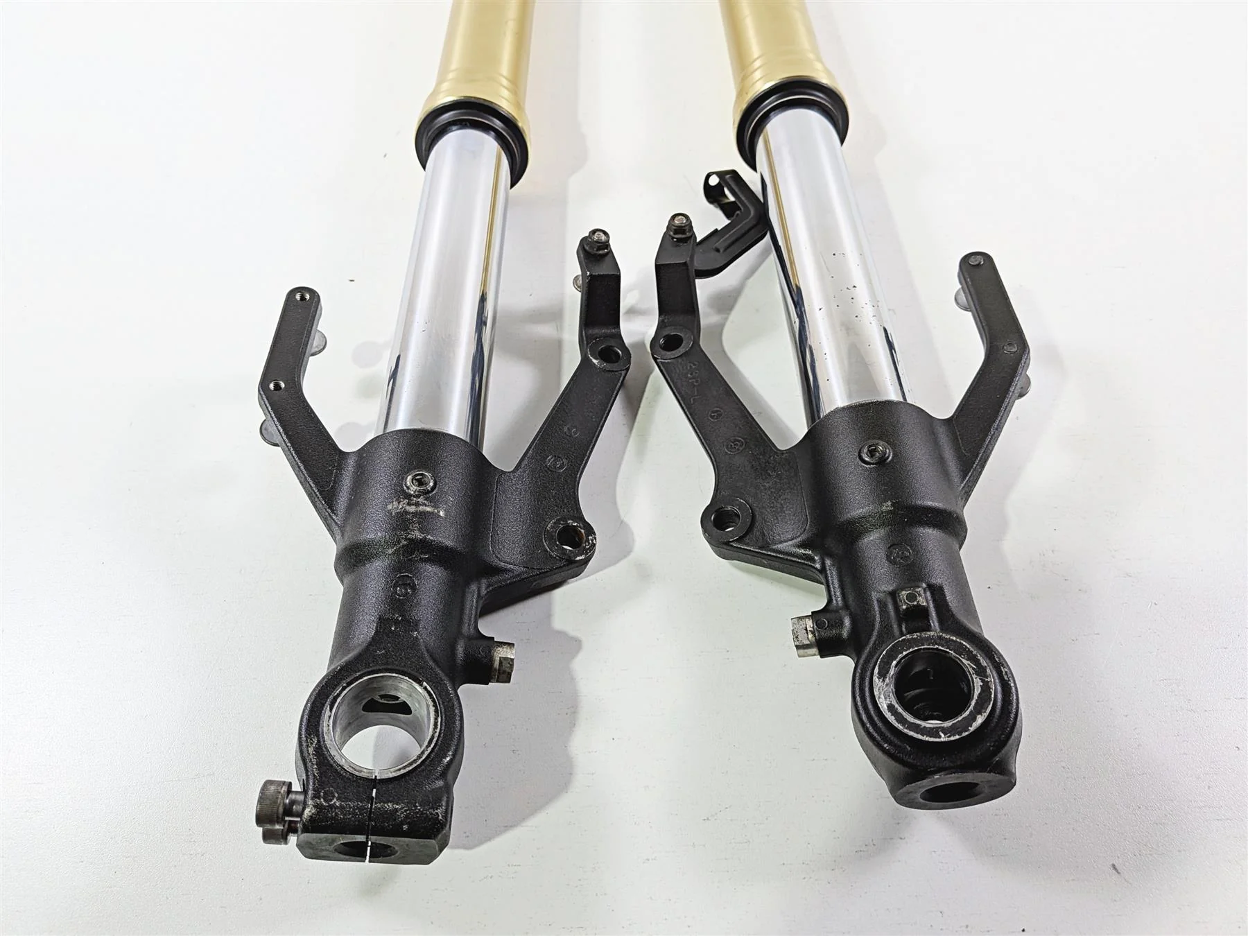 2012 Yamaha XT1200 Super Tenere Front Fork Leg Set - No Leaks 23P-23102-00-00 - Image 12