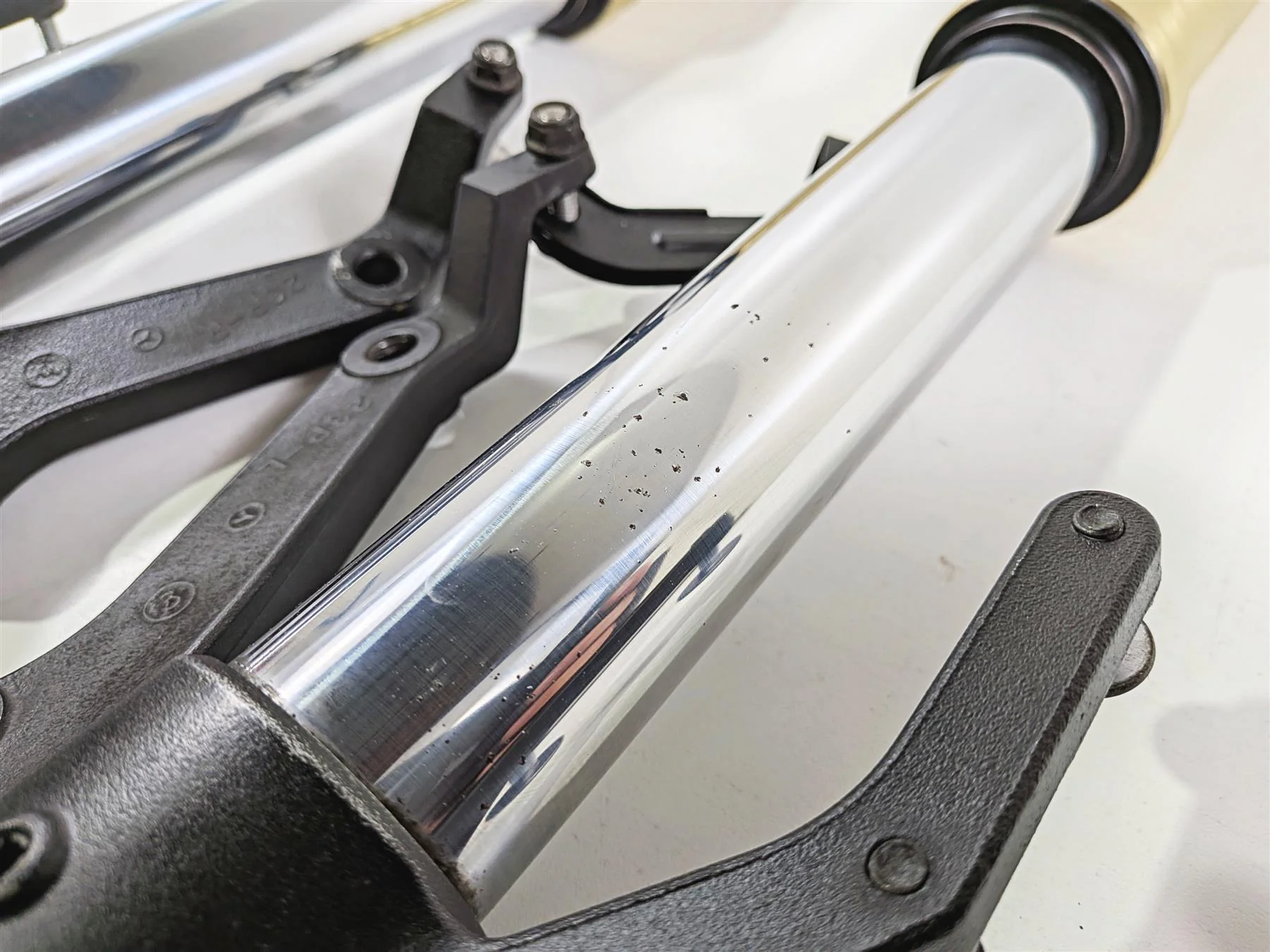2012 Yamaha XT1200 Super Tenere Front Fork Leg Set - No Leaks 23P-23102-00-00 - Image 6