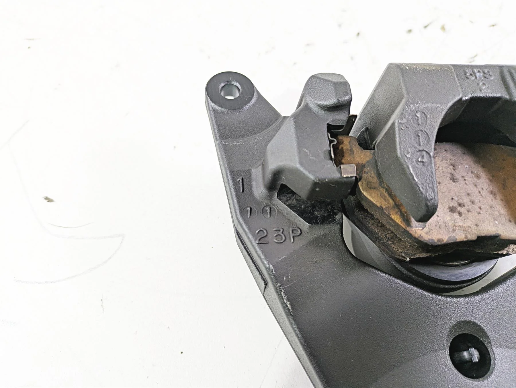 2012 Yamaha XT1200 Super Tenere Rear Brake Caliper & Bracket 23P-2580W-00-00 - Image 11