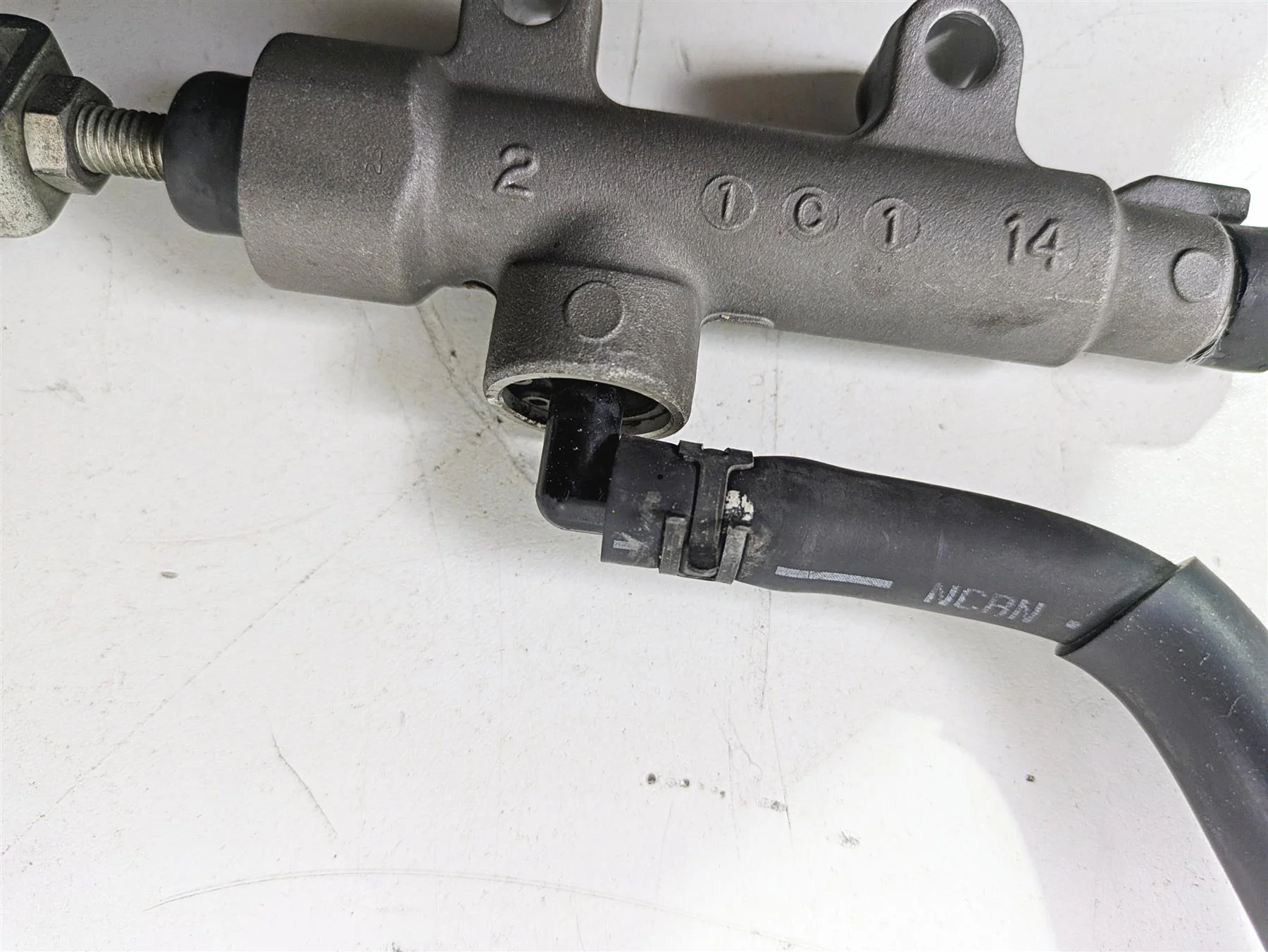 2012 Yamaha XT1200 Super Tenere Rear Brake Master Cylinder Nissin 23P-2583V-00 - Image 9