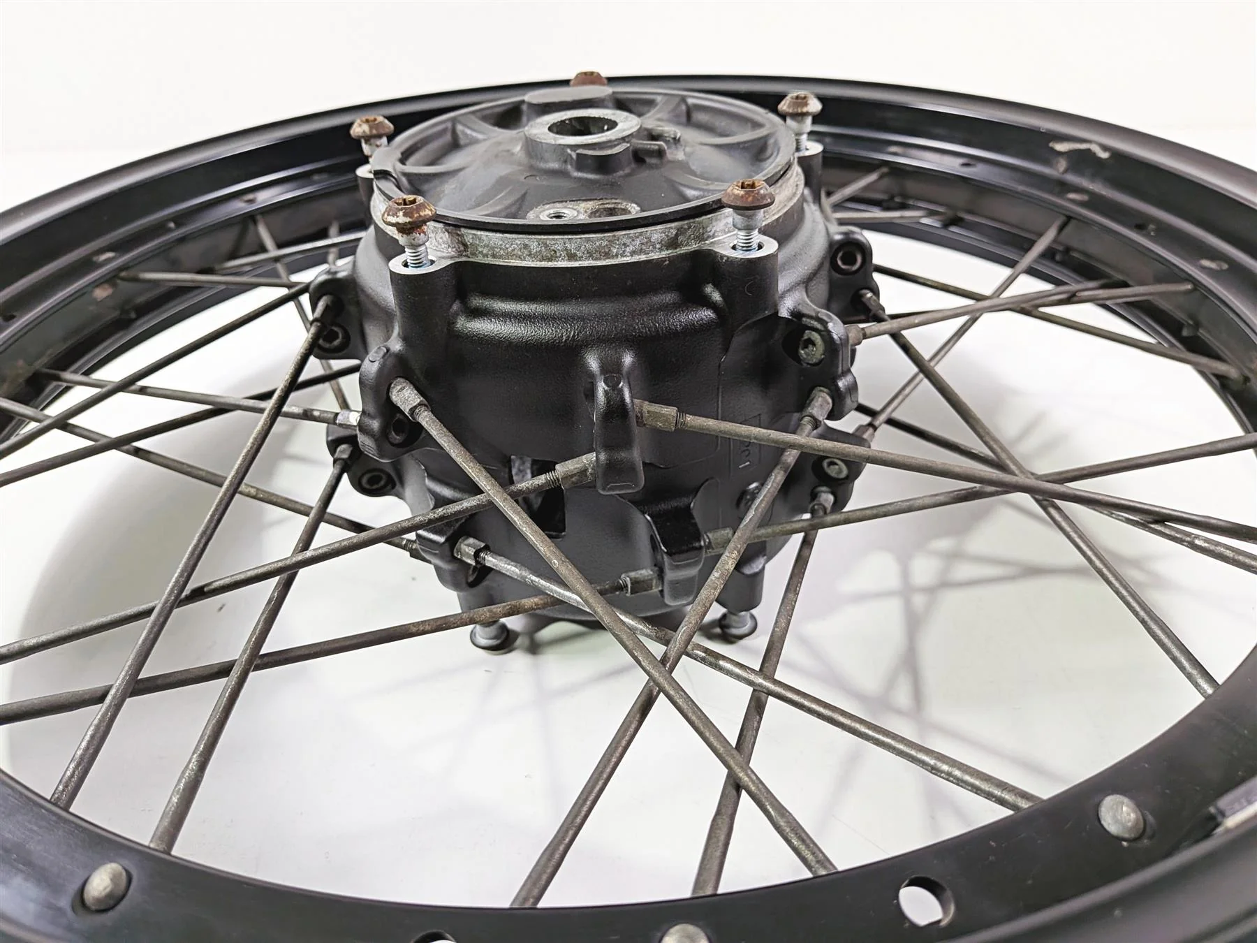 2012 Yamaha XT1200 Super Tenere Straight Front Wheel Rim 19x2.5 23P-25111-00-00 - Image 3
