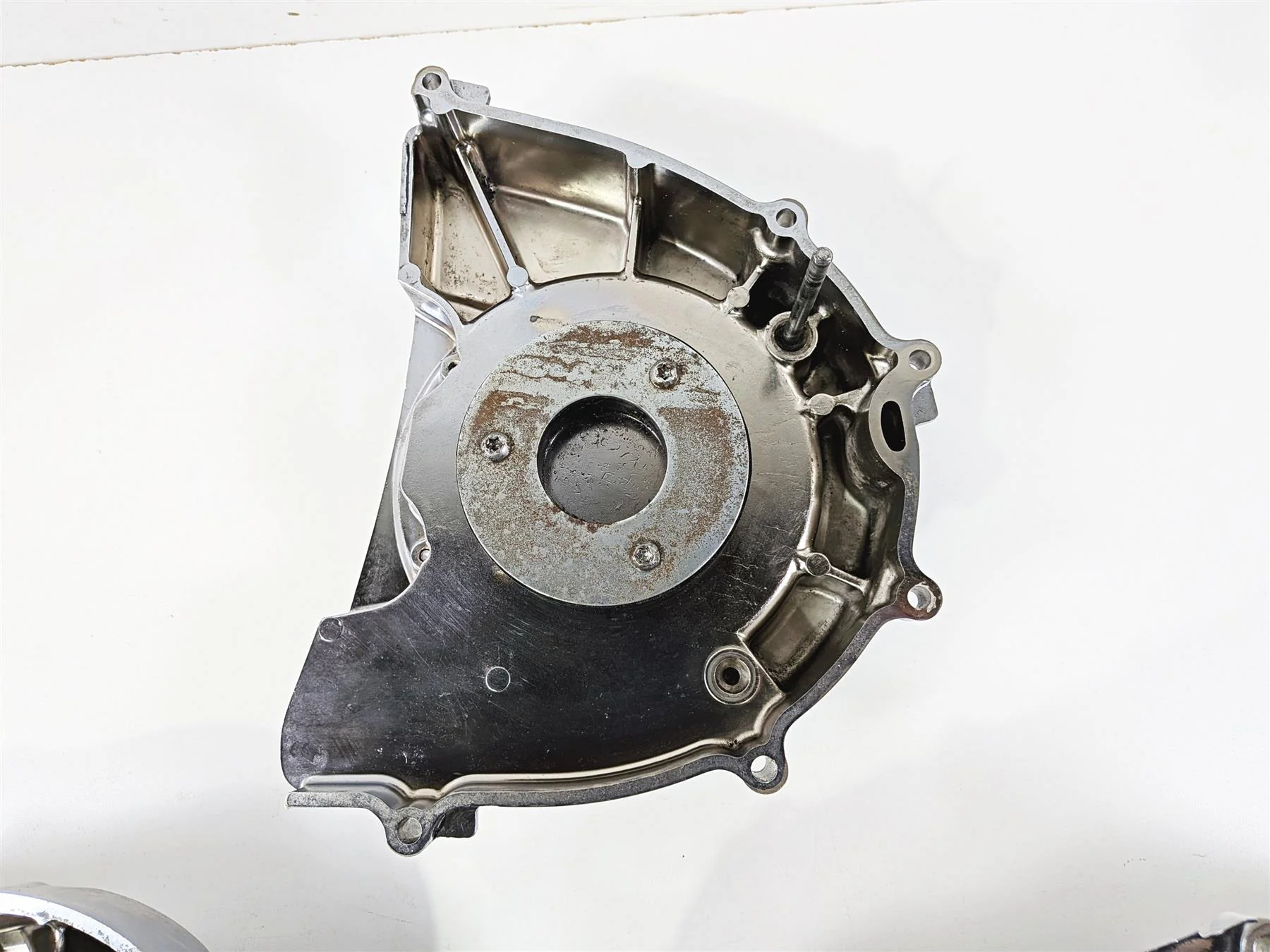 2012 Yamaha XV1900 Raider S Chrome Primary & Engine Side Covers 1D7-15779-00-00 - Image 10