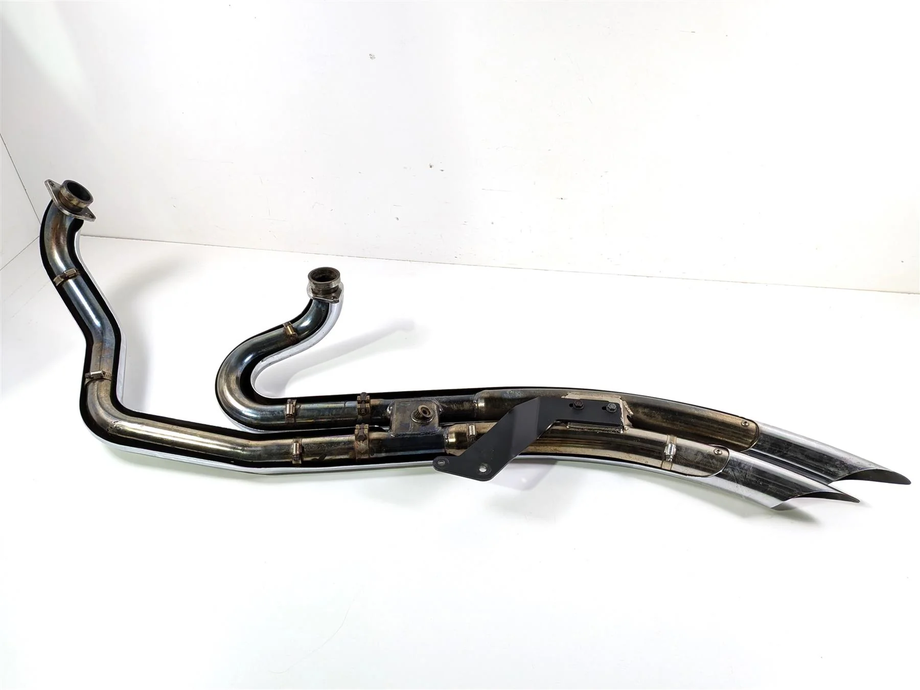 2012 Yamaha XV1900 Raider S Cobra Speedster Swept Exhaust Radius -READ 2225 - Image 2