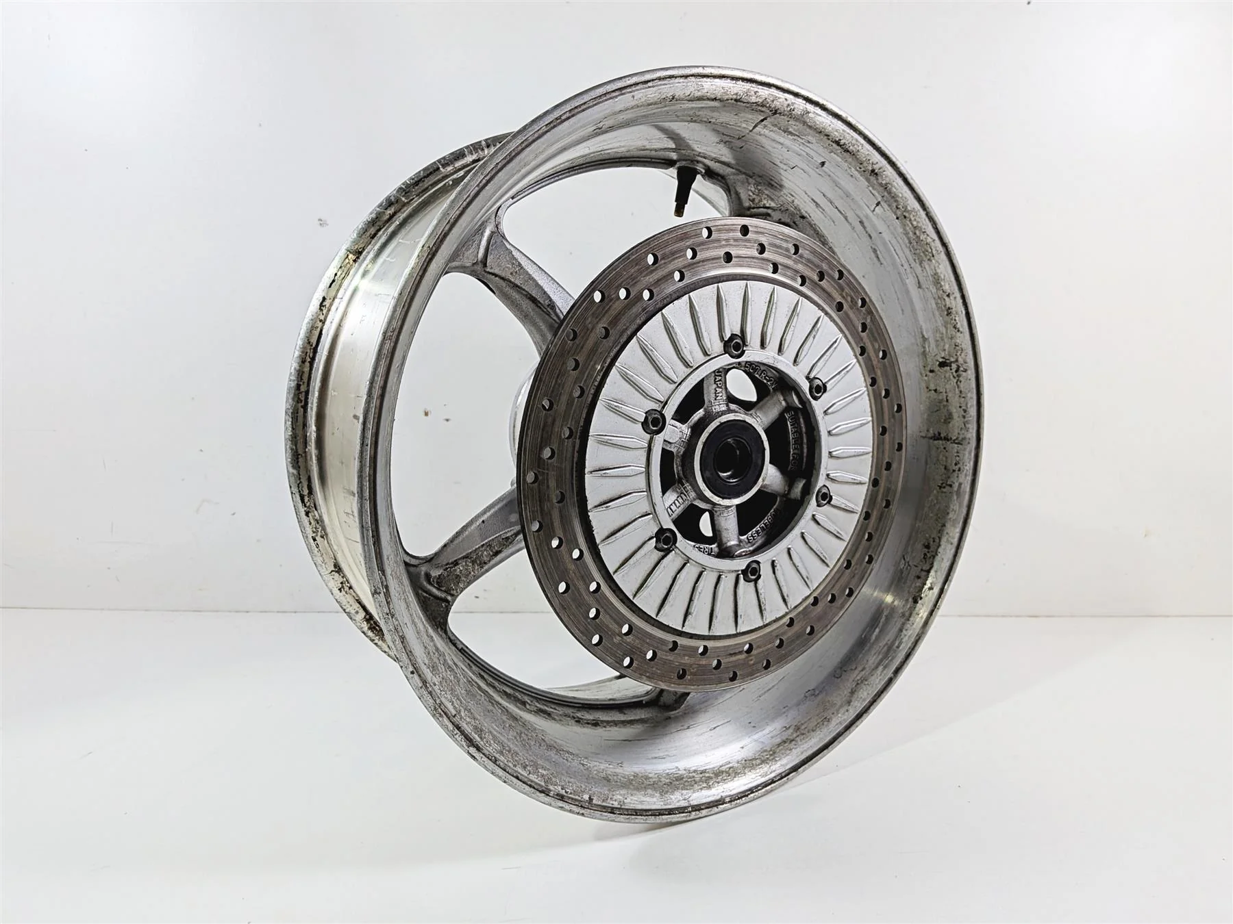 2012 Yamaha XV1900 Raider S Rear Wheel Rim 18x7.5 Runout .7mm 5C7-25338-01-35