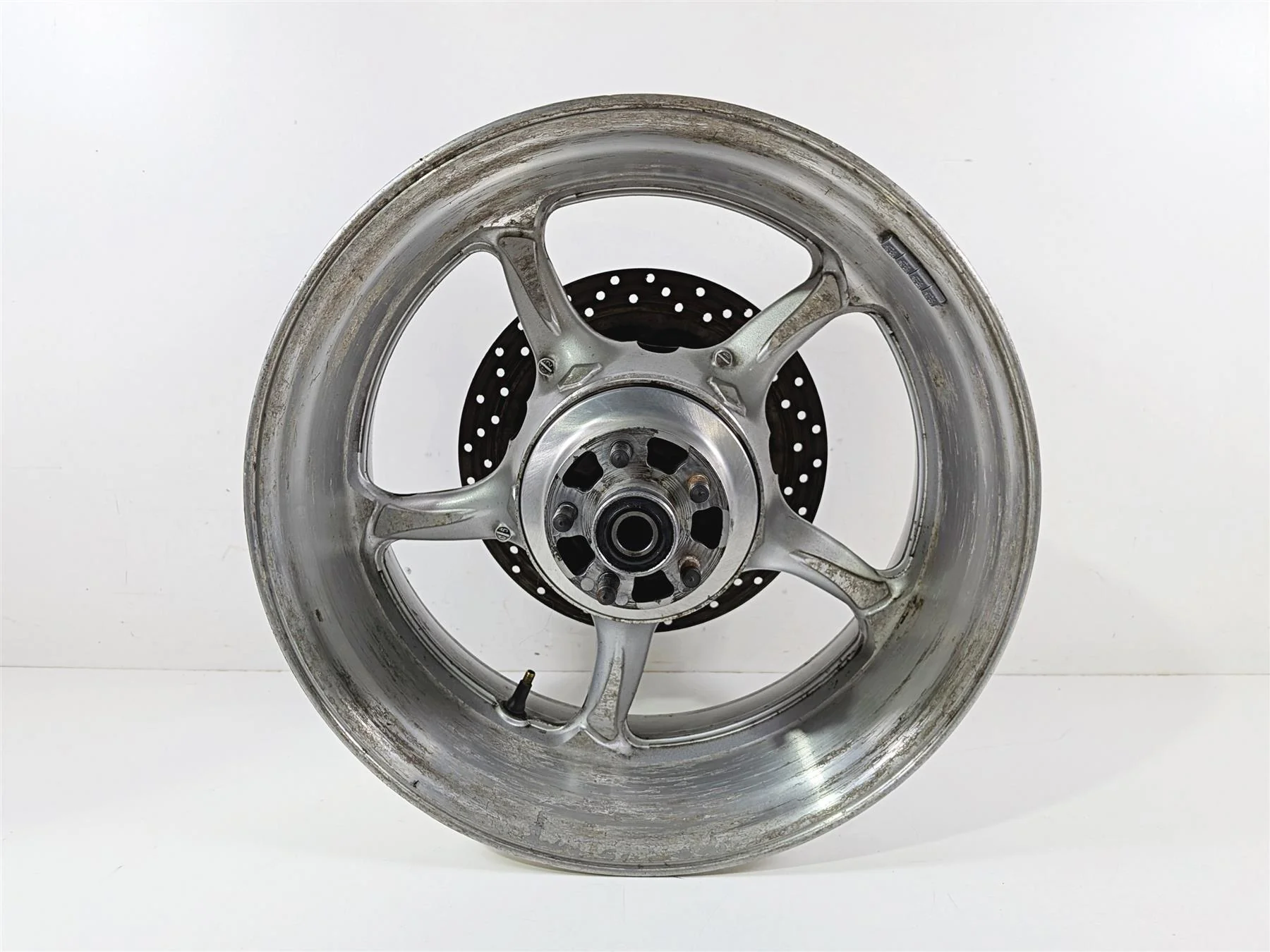 2012 Yamaha XV1900 Raider S Rear Wheel Rim 18x7.5 Runout .7mm 5C7-25338-01-35 - Image 4