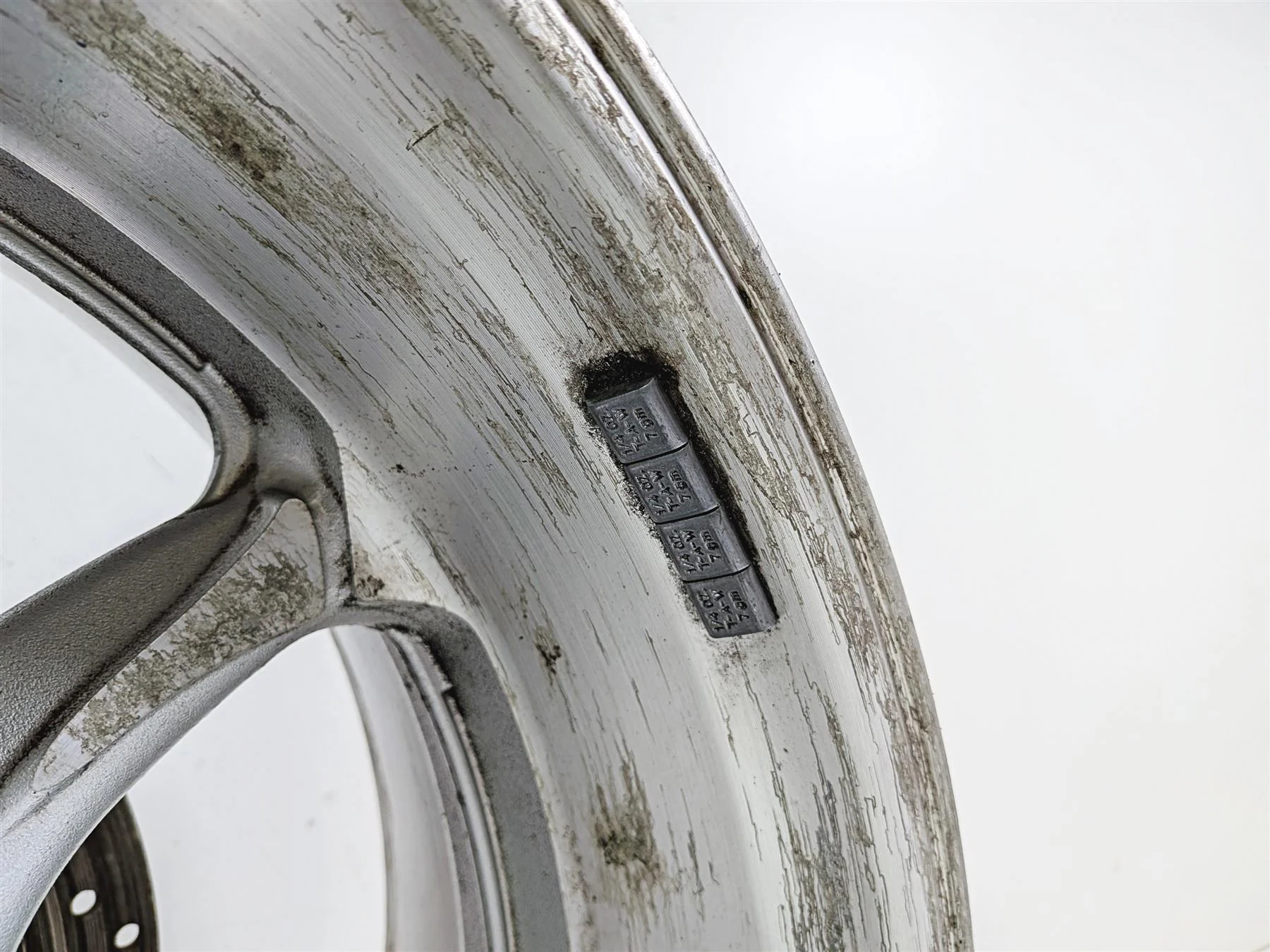 2012 Yamaha XV1900 Raider S Rear Wheel Rim 18x7.5 Runout .7mm 5C7-25338-01-35 - Image 5