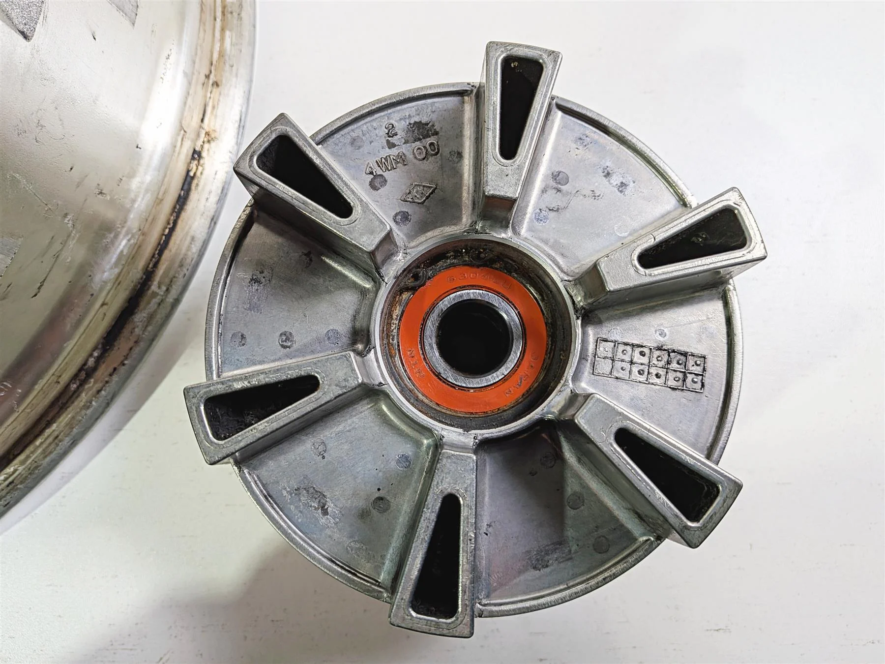 2012 Yamaha XV1900 Raider S Rear Wheel Rim 18x7.5 Runout .7mm 5C7-25338-01-35 - Image 9