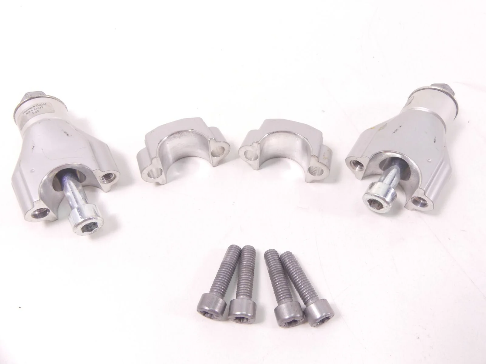 2013 BMW F800GS K72 Handlebar Holder Riser Touratech Set 31427715491 91633 - Image 6
