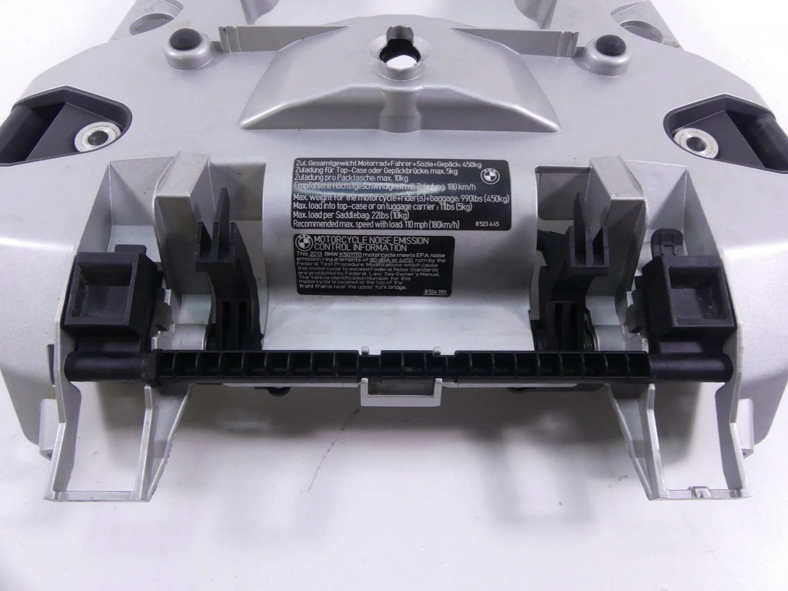 2013 BMW R1200GS GSW K50 Saddlebag Rear Rack Holder mount 46628532319 4662853697 - Image 9