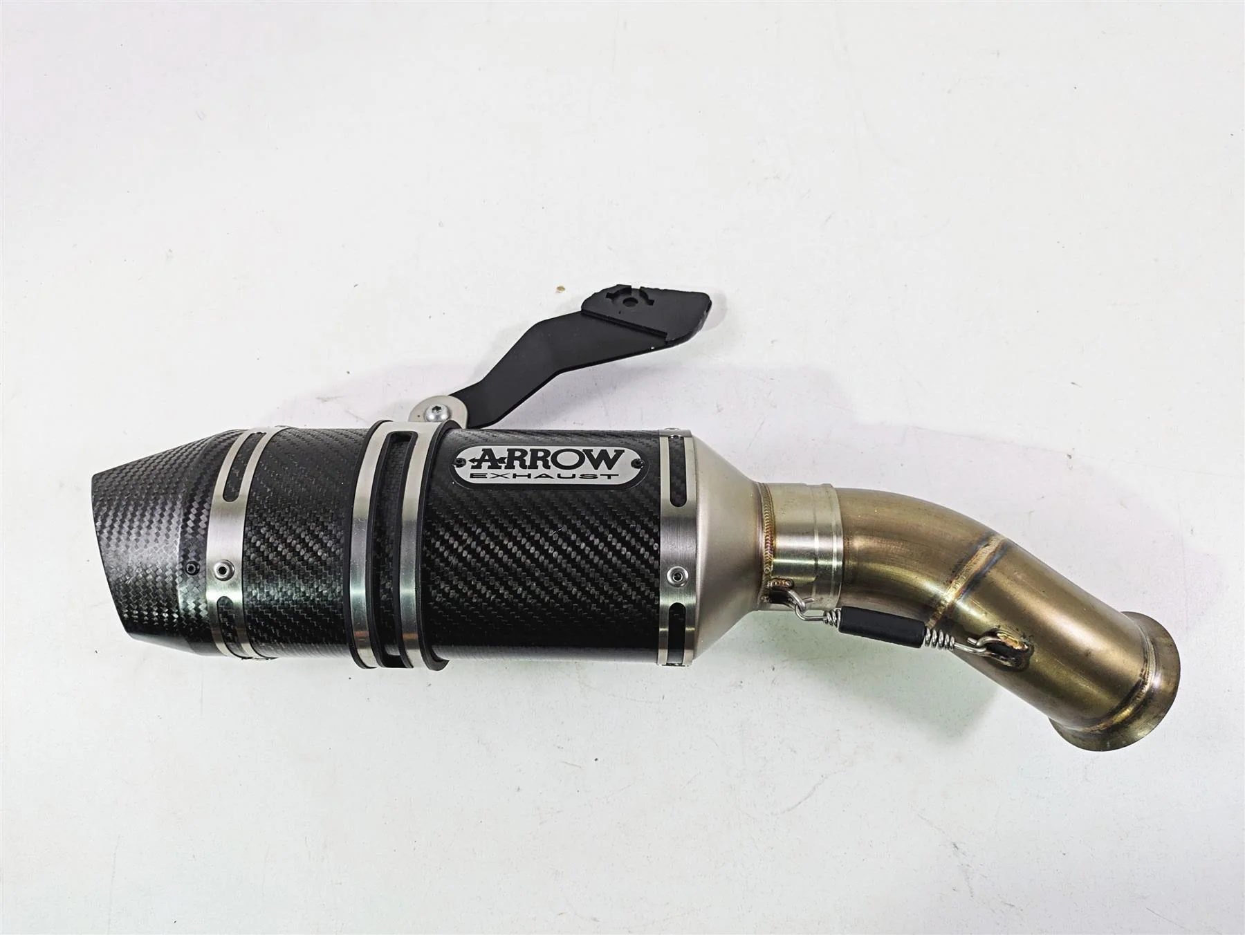 2013 Ducati Hypermotard 821 SP Arrow Exhaust Carbon Slip On Muffler 71806MK
