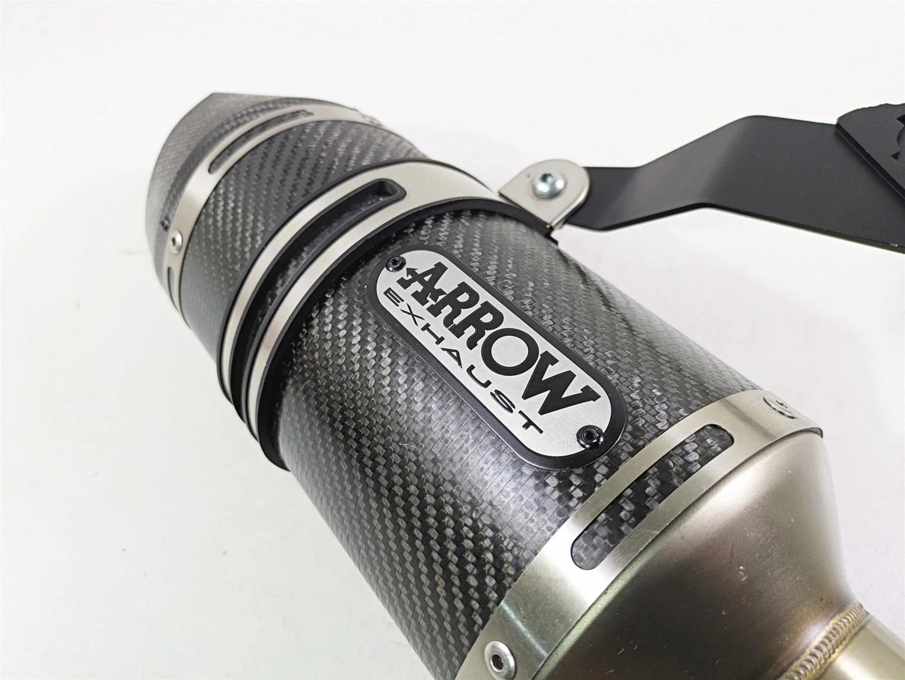 2013 Ducati Hypermotard 821 SP Arrow Exhaust Carbon Slip On Muffler 71806MK - Image 2