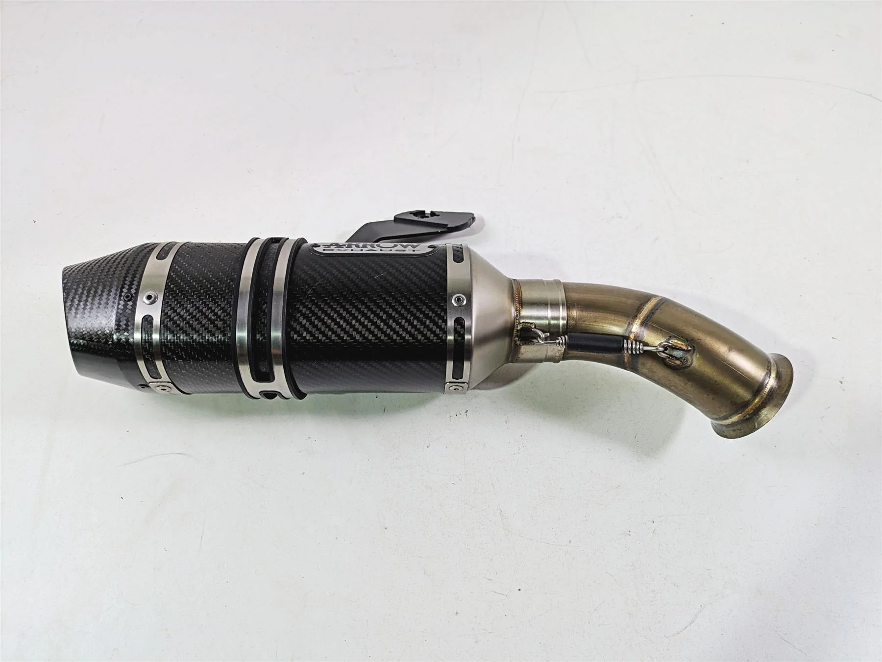 2013 Ducati Hypermotard 821 SP Arrow Exhaust Carbon Slip On Muffler 71806MK - Image 3