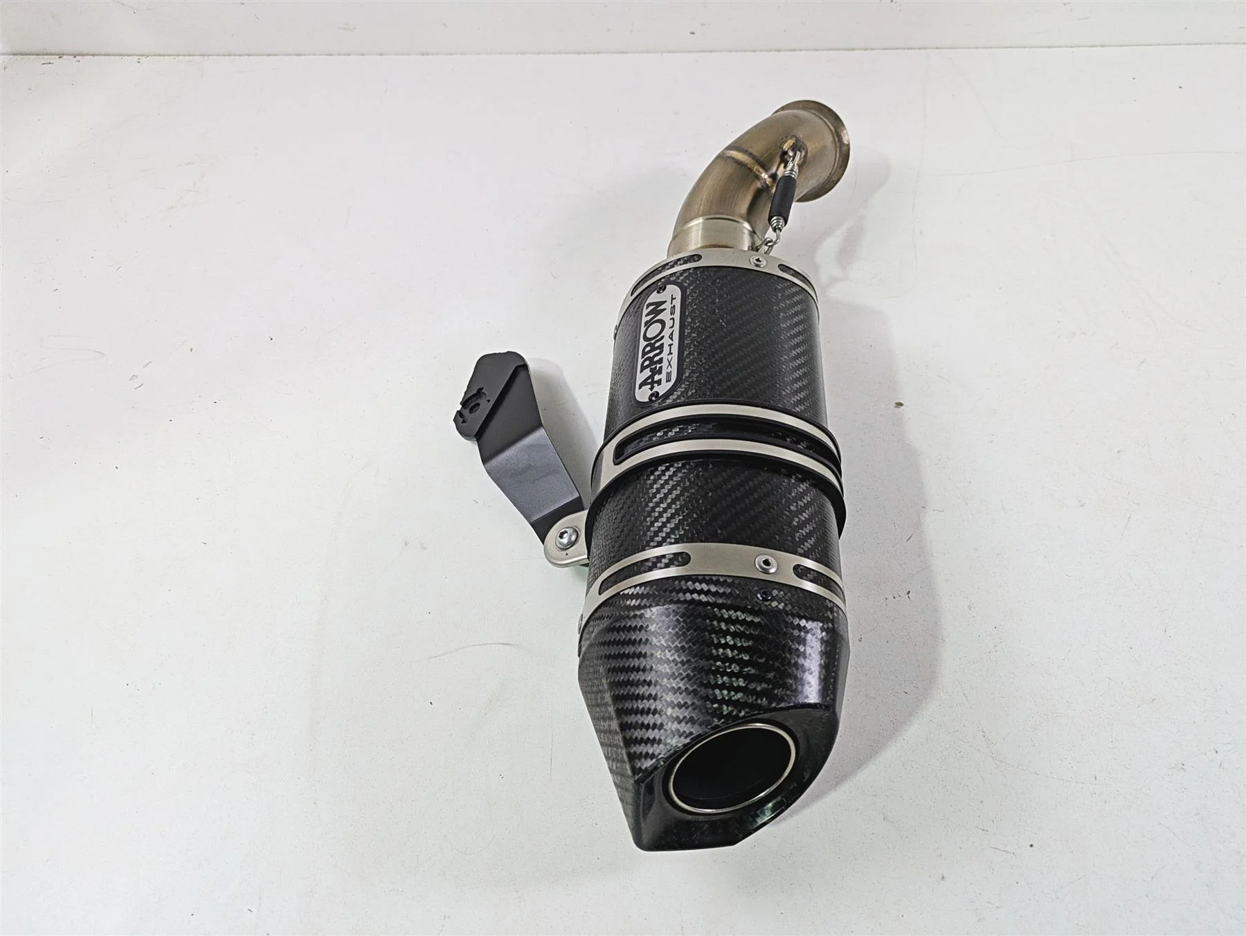 2013 Ducati Hypermotard 821 SP Arrow Exhaust Carbon Slip On Muffler 71806MK - Image 4
