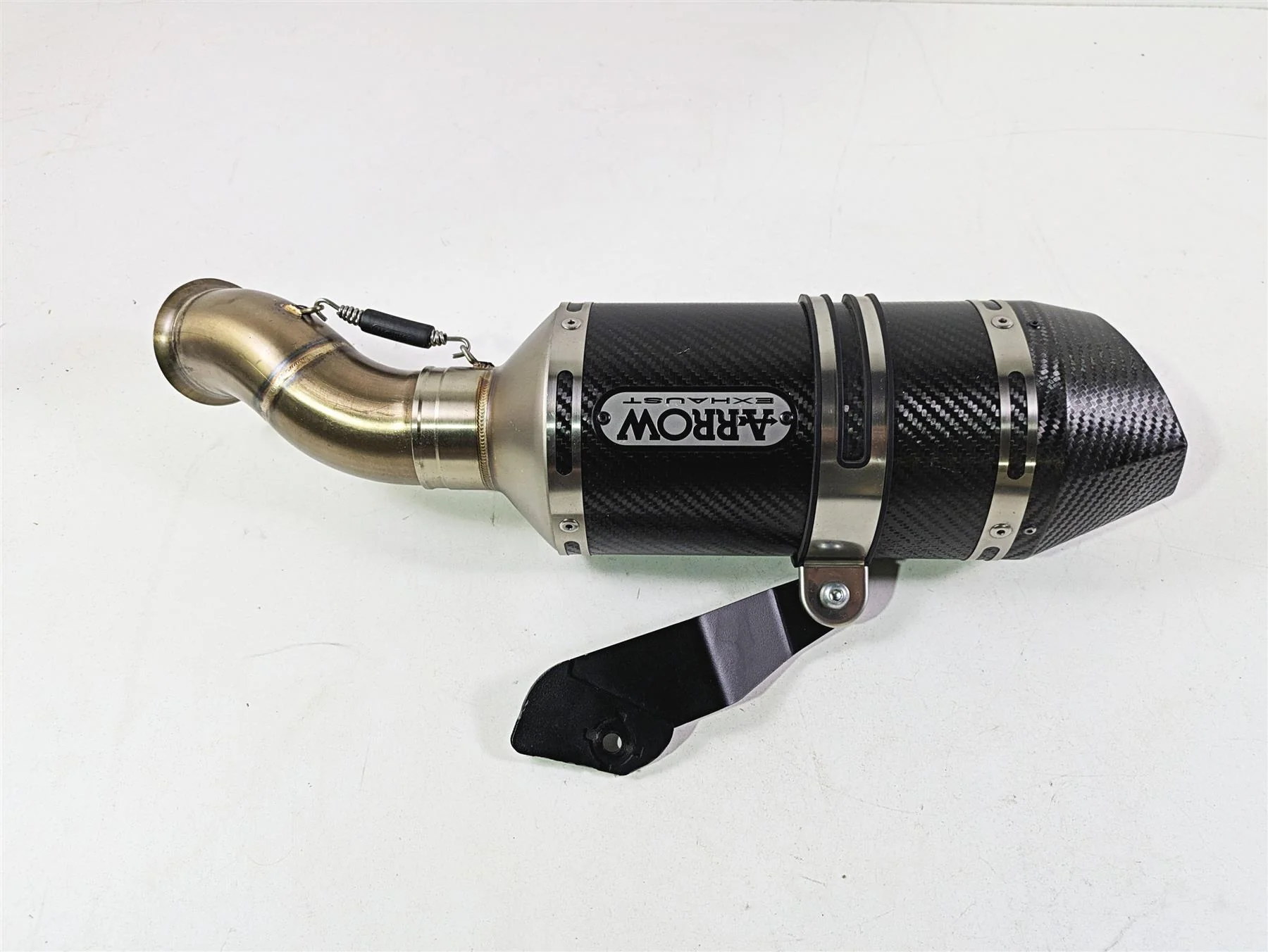 2013 Ducati Hypermotard 821 SP Arrow Exhaust Carbon Slip On Muffler 71806MK - Image 5