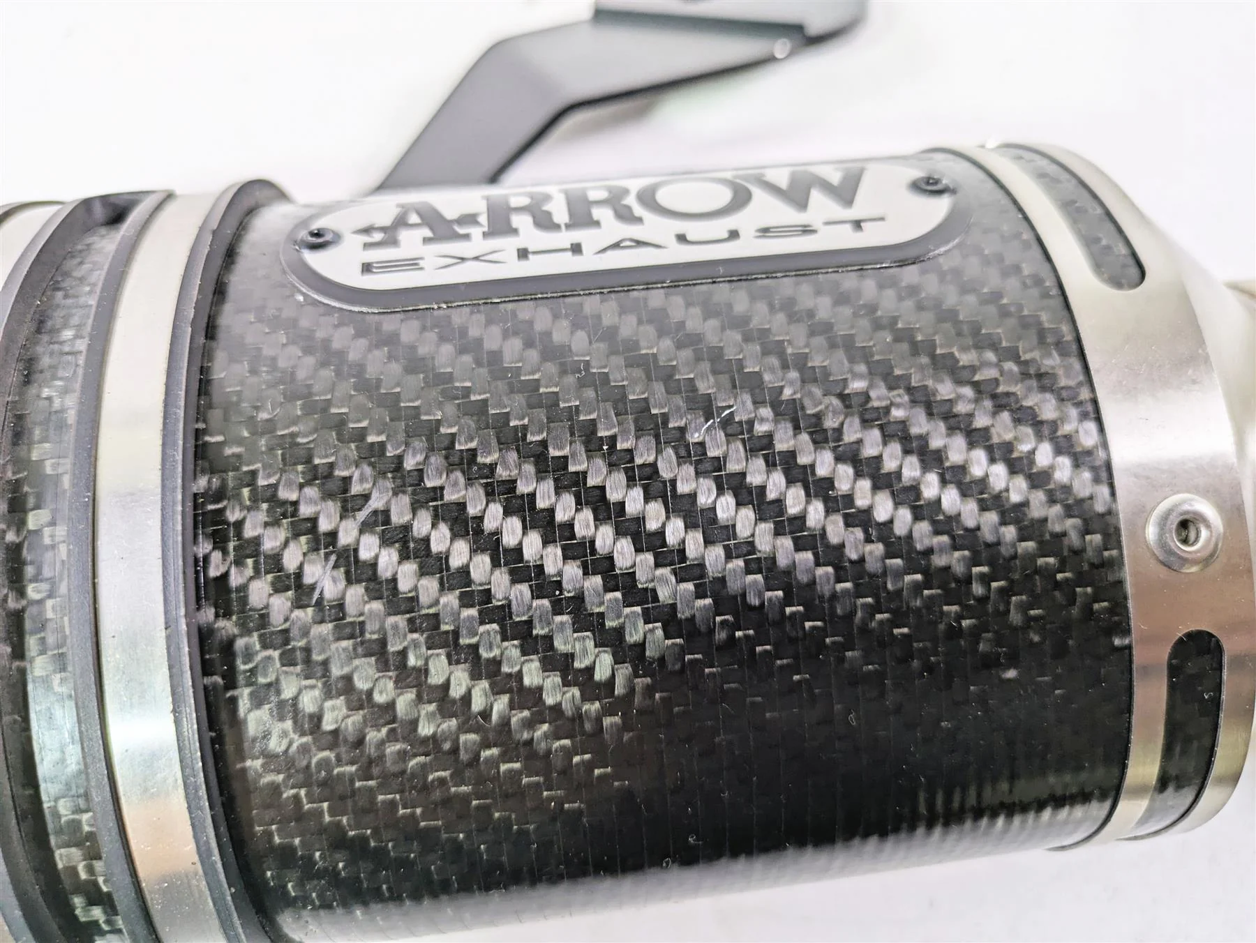 2013 Ducati Hypermotard 821 SP Arrow Exhaust Carbon Slip On Muffler 71806MK - Image 7