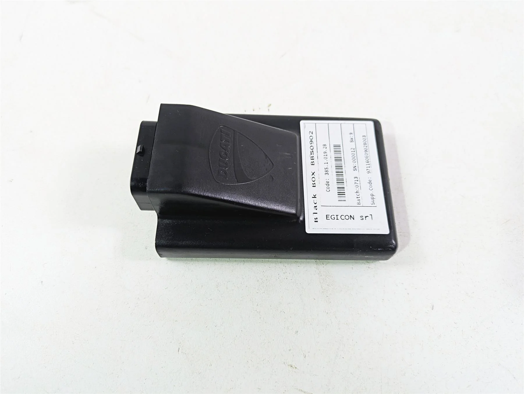 2013 Ducati Hypermotard 821 SP Black Box Bbs0902 Control Unit Ecu 38510192B - Image 4