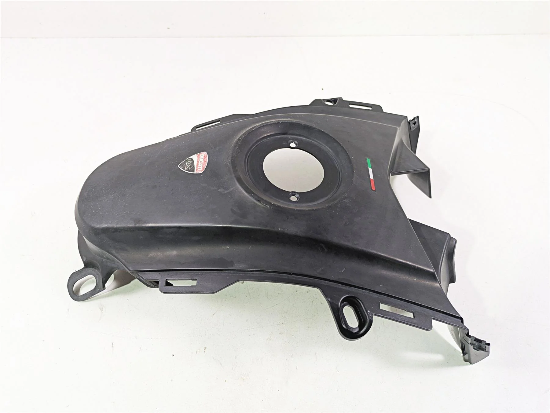 2013 Ducati Hypermotard 821 SP Center Fuel Tank Fairing Cover 48015671B - Image 2