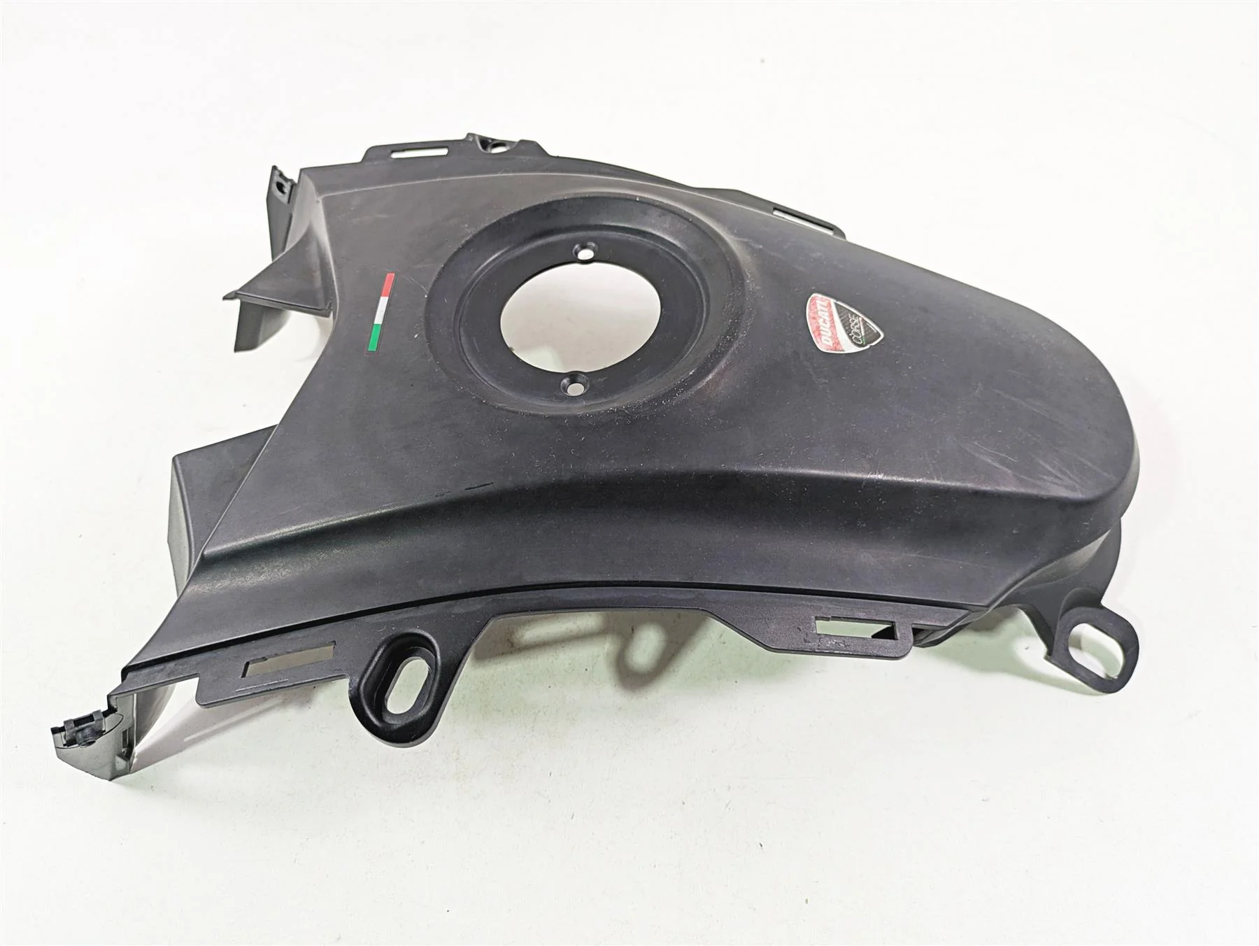 2013 Ducati Hypermotard 821 SP Center Fuel Tank Fairing Cover 48015671B - Image 4