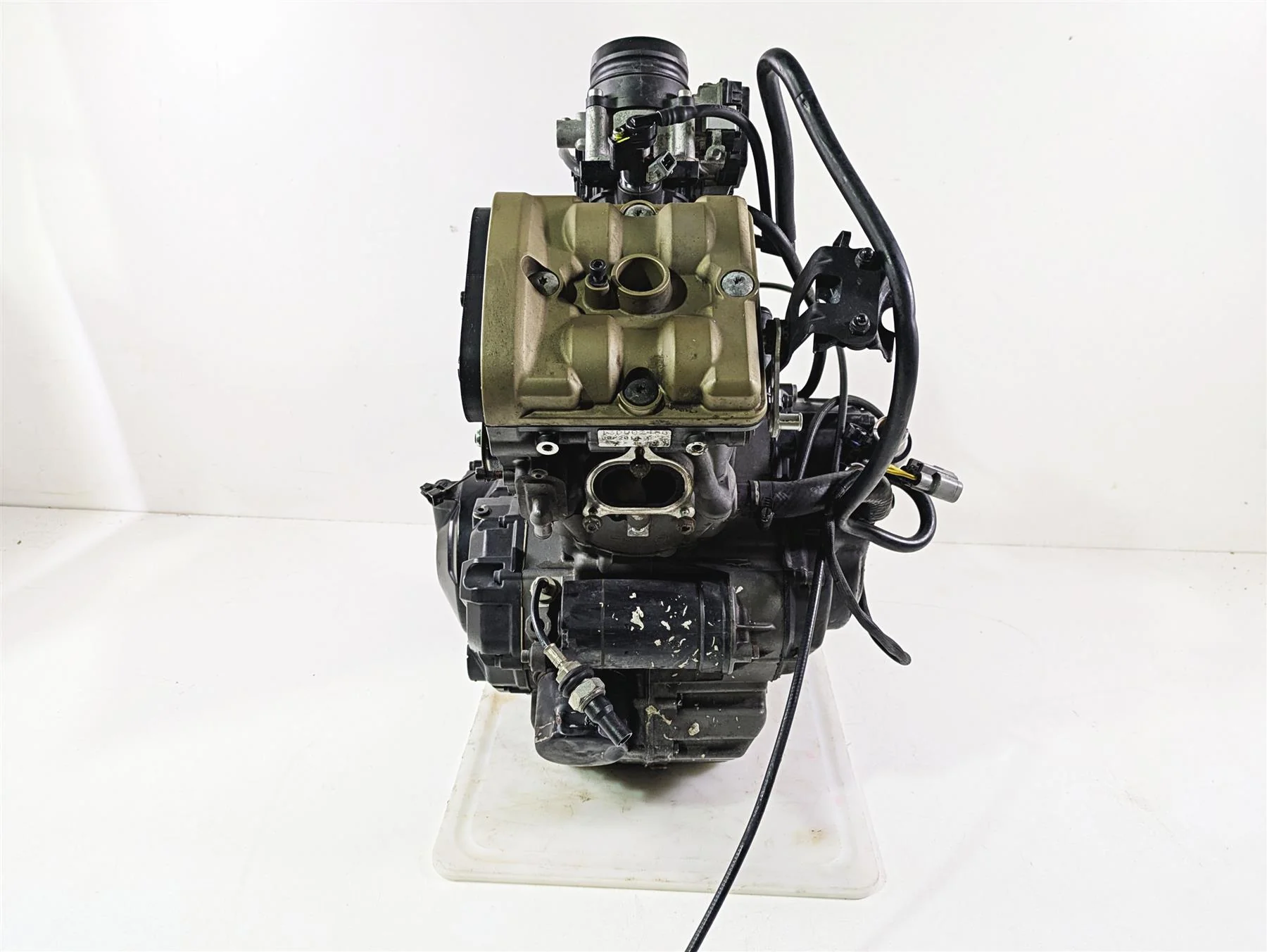 2013 Ducati Hypermotard 821 SP Engine Motor Tranny Throttle Bodies 22k 22522731A - Image 5
