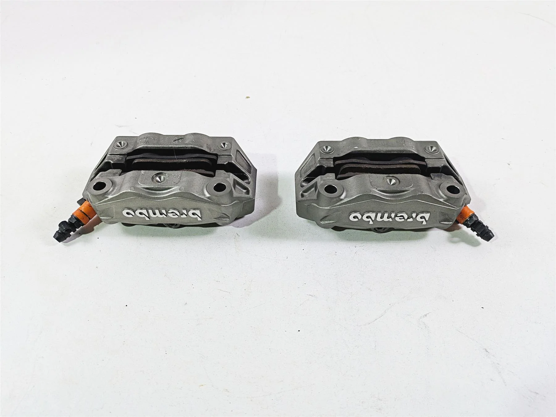2013 Ducati Hypermotard 821 SP Front Brembo Brake Caliper Set 100mm 61041292C - Image 11