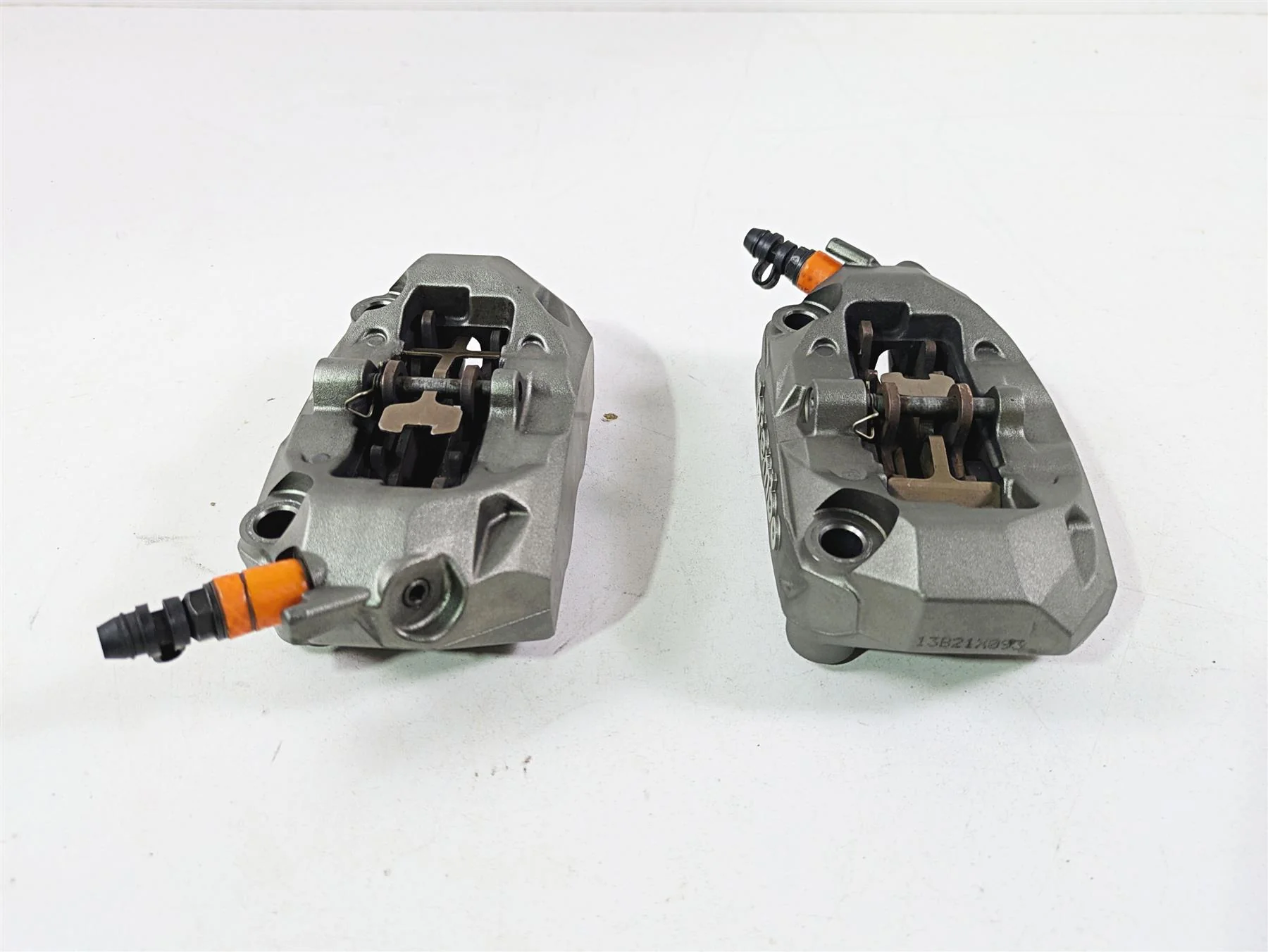 2013 Ducati Hypermotard 821 SP Front Brembo Brake Caliper Set 100mm 61041292C - Image 2