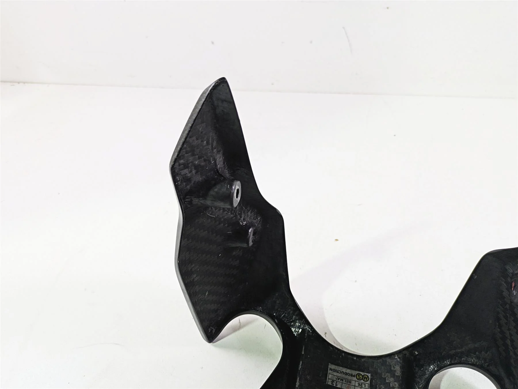 2013 Ducati Hypermotard 821 SP Lower Front Fender Carbon Fiber 56411051AA - Image 12
