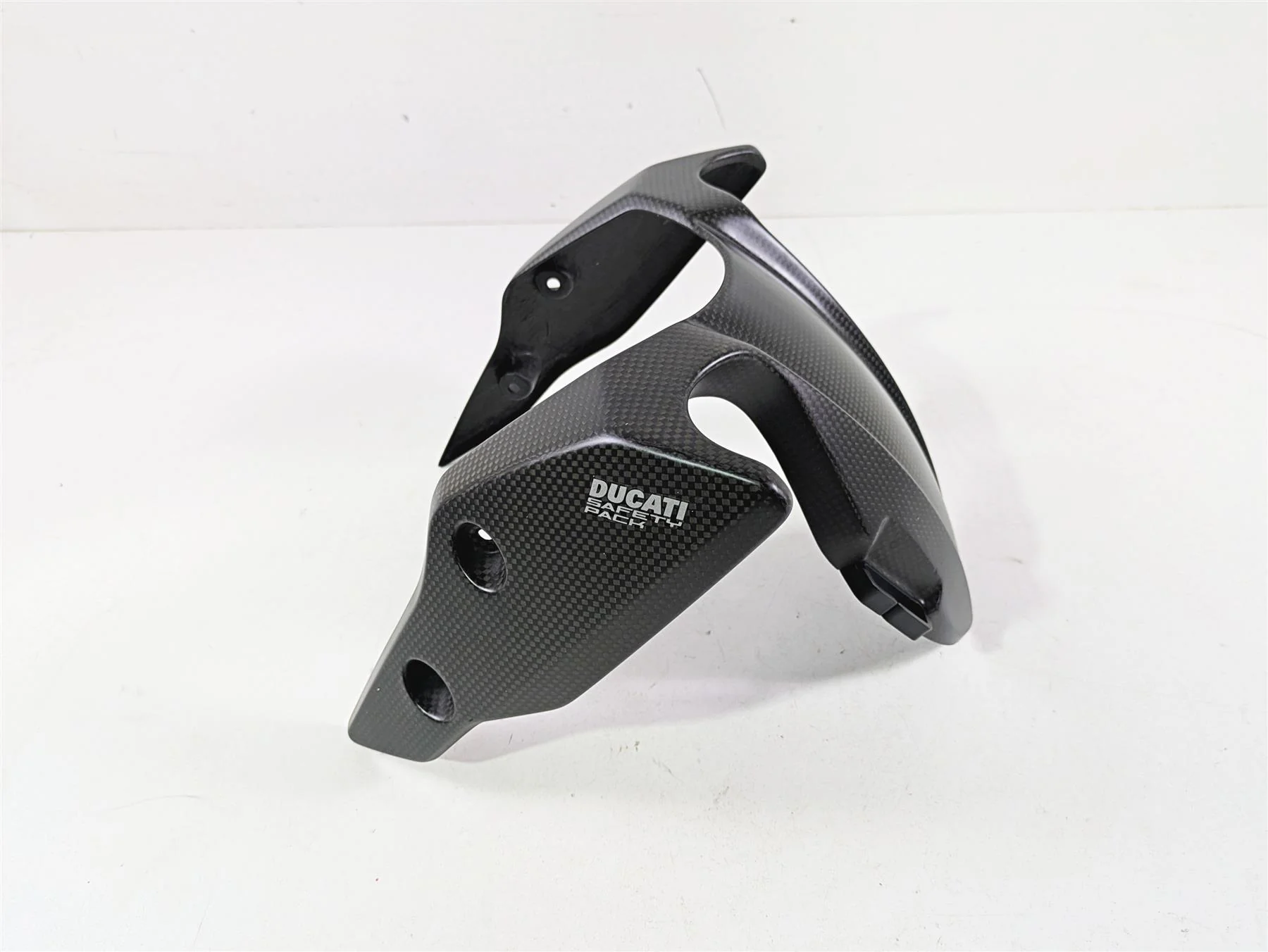 2013 Ducati Hypermotard 821 SP Lower Front Fender Carbon Fiber 56411051AA - Image 2