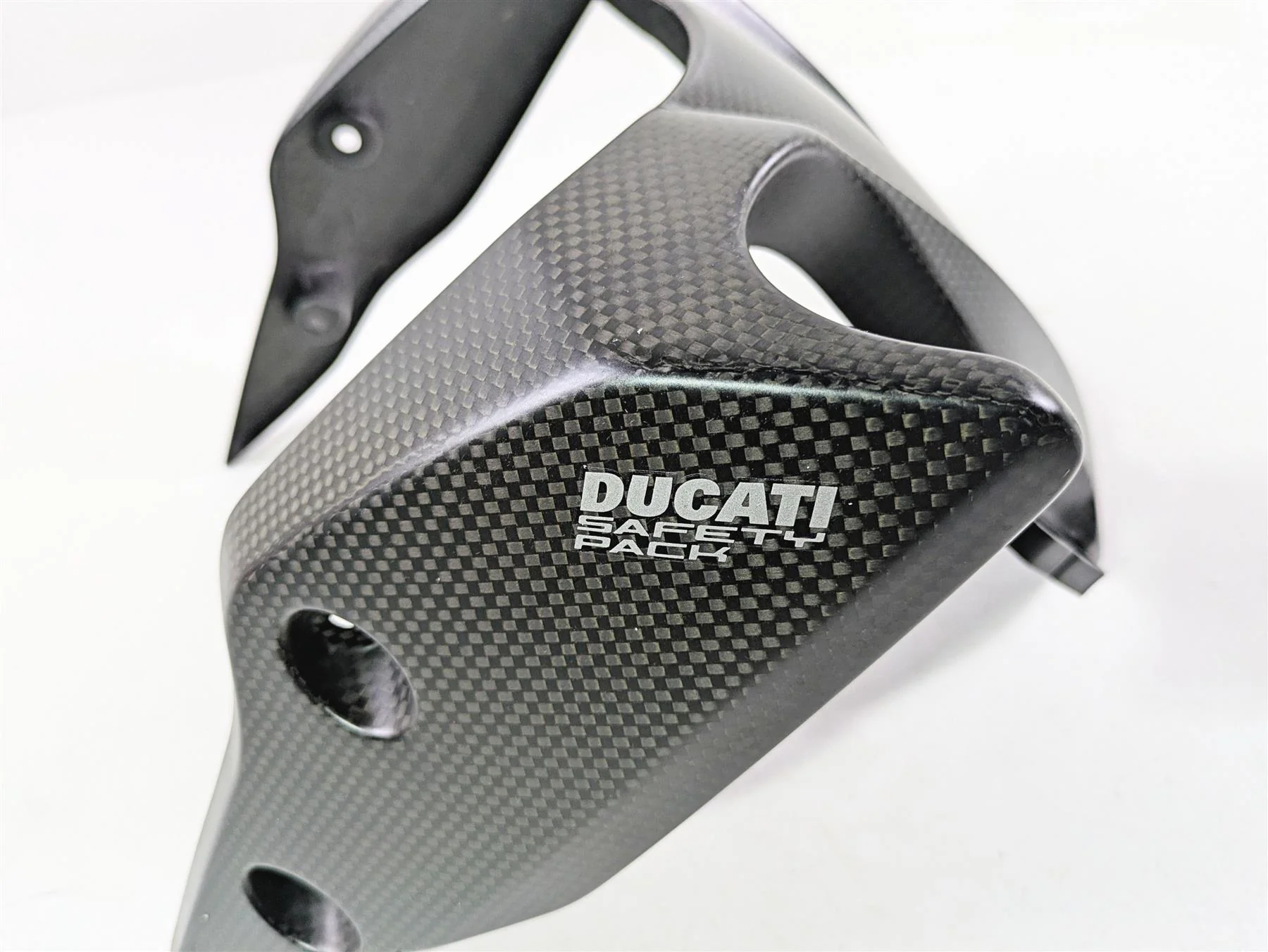 2013 Ducati Hypermotard 821 SP Lower Front Fender Carbon Fiber 56411051AA - Image 6