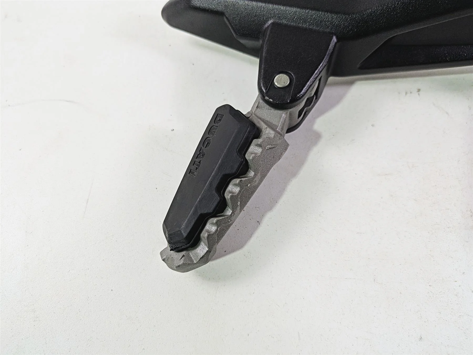 2013 Ducati Hypermotard 821 SP Right Foot Peg Bracket Mount 82412101CA - Image 7