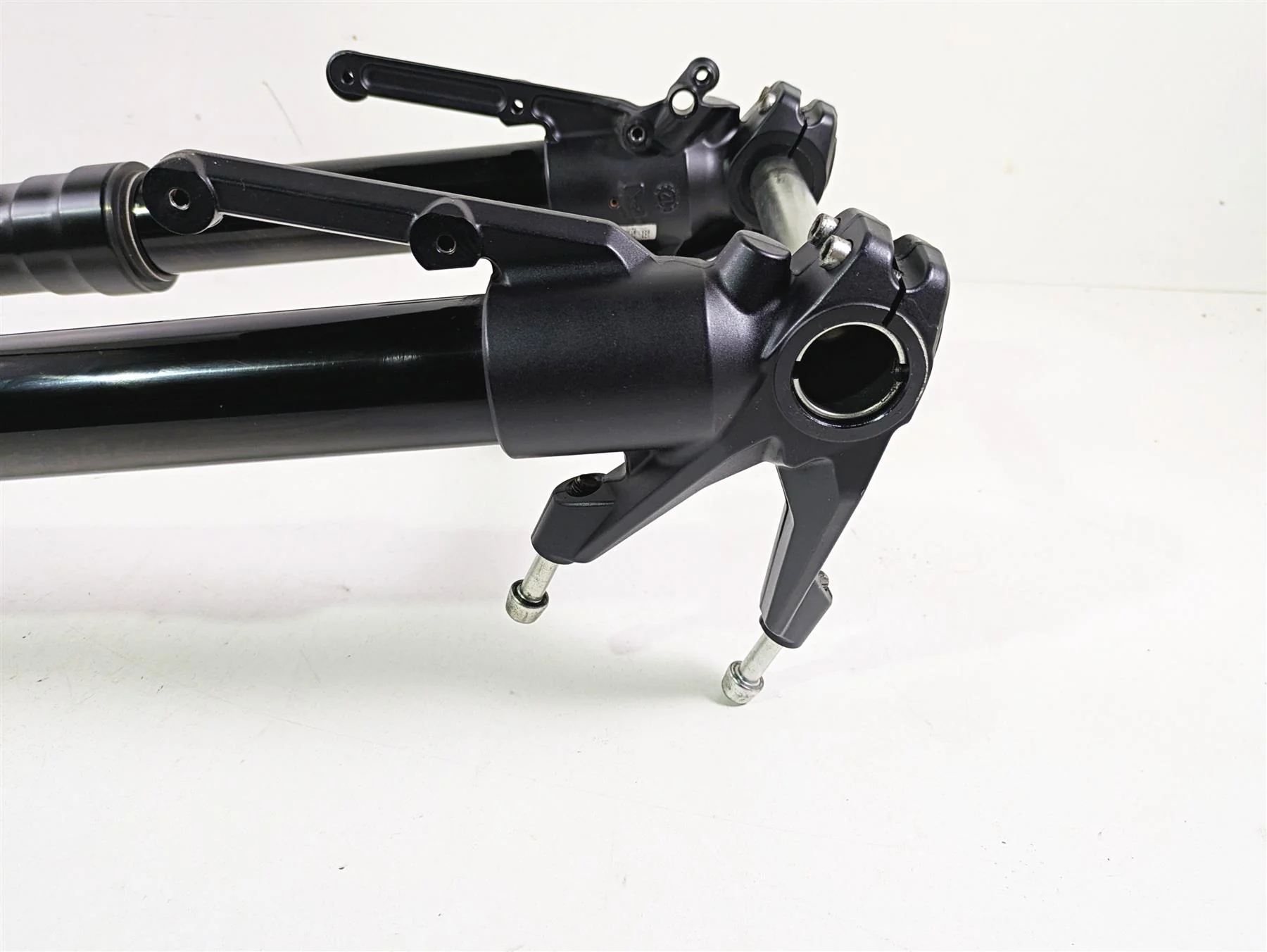 2013 Ducati Hypermotard 821 SP Straight Front Forks Triple Tree Set 34420531C - Image 3