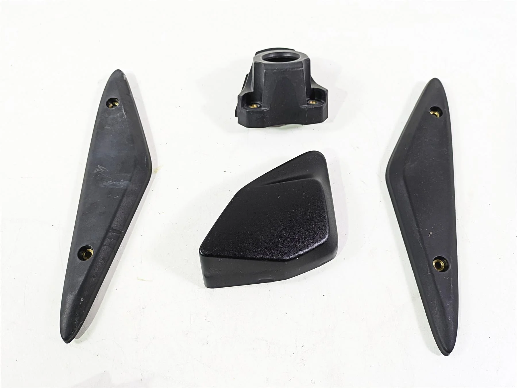 2013 Ducati Hyperstrada 821 Black Molded Infill Ignition Cover Fairing Set - Image 2