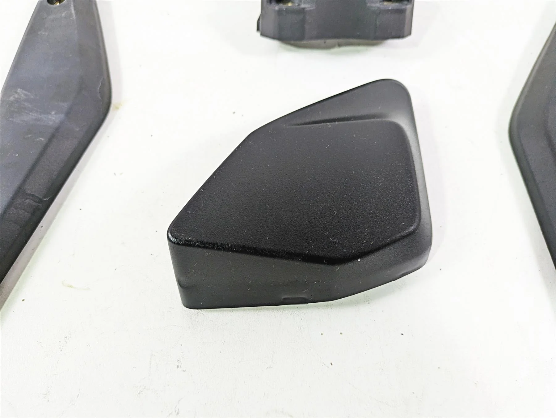 2013 Ducati Hyperstrada 821 Black Molded Infill Ignition Cover Fairing Set - Image 6