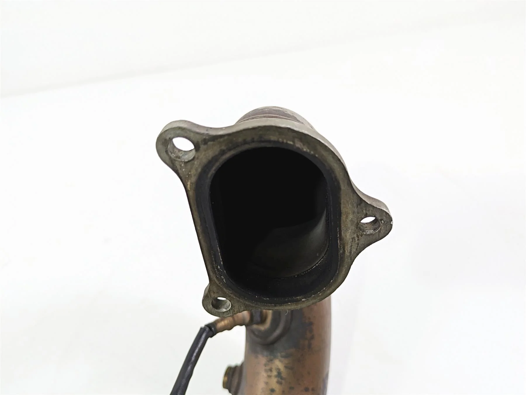 2013 Ducati Hyperstrada 821 Exhaust Header & Servo Motor Set -Dents 57013291B - Image 12