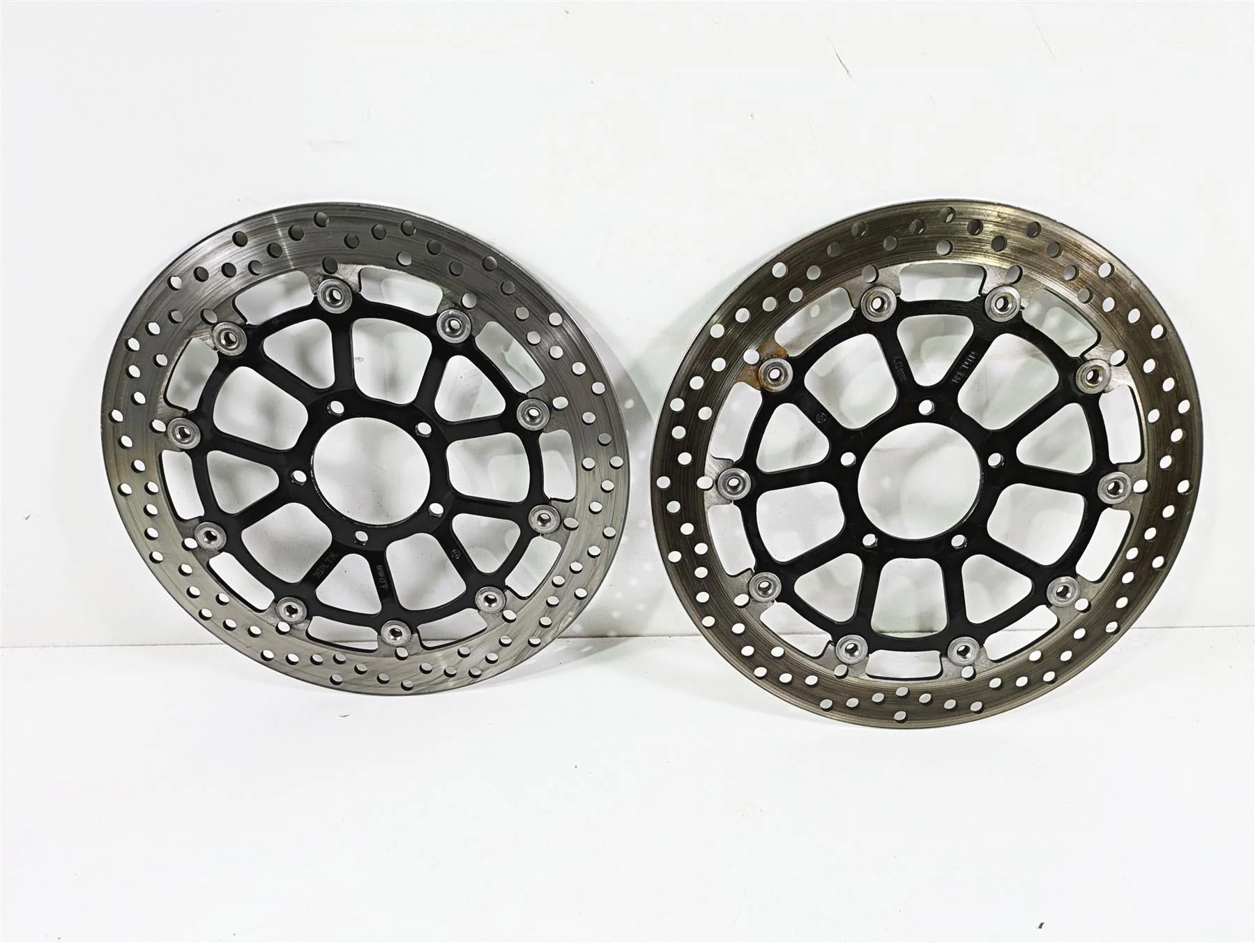 2013 Ducati Hyperstrada 821 Front Brake Disc Set 49241011A