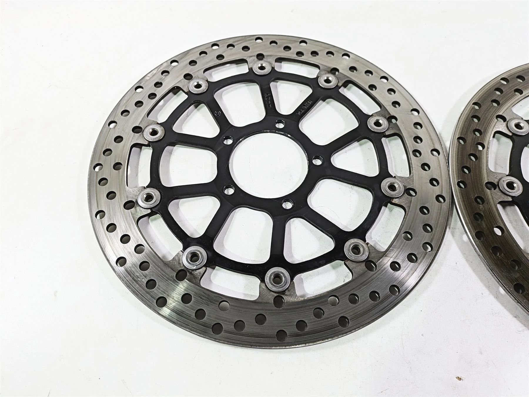 2013 Ducati Hyperstrada 821 Front Brake Disc Set 49241011A - Image 6