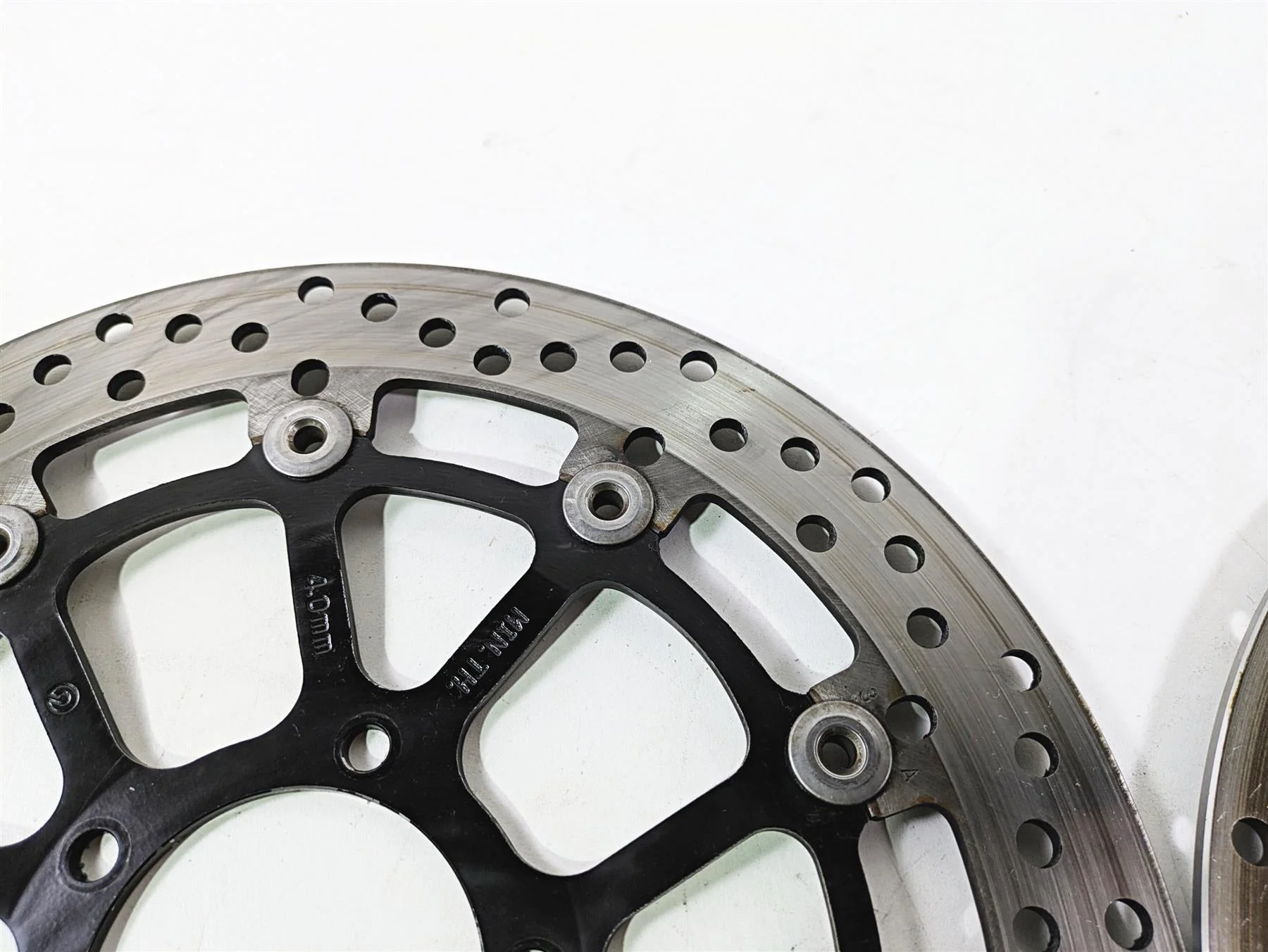 2013 Ducati Hyperstrada 821 Front Brake Disc Set 49241011A - Image 8