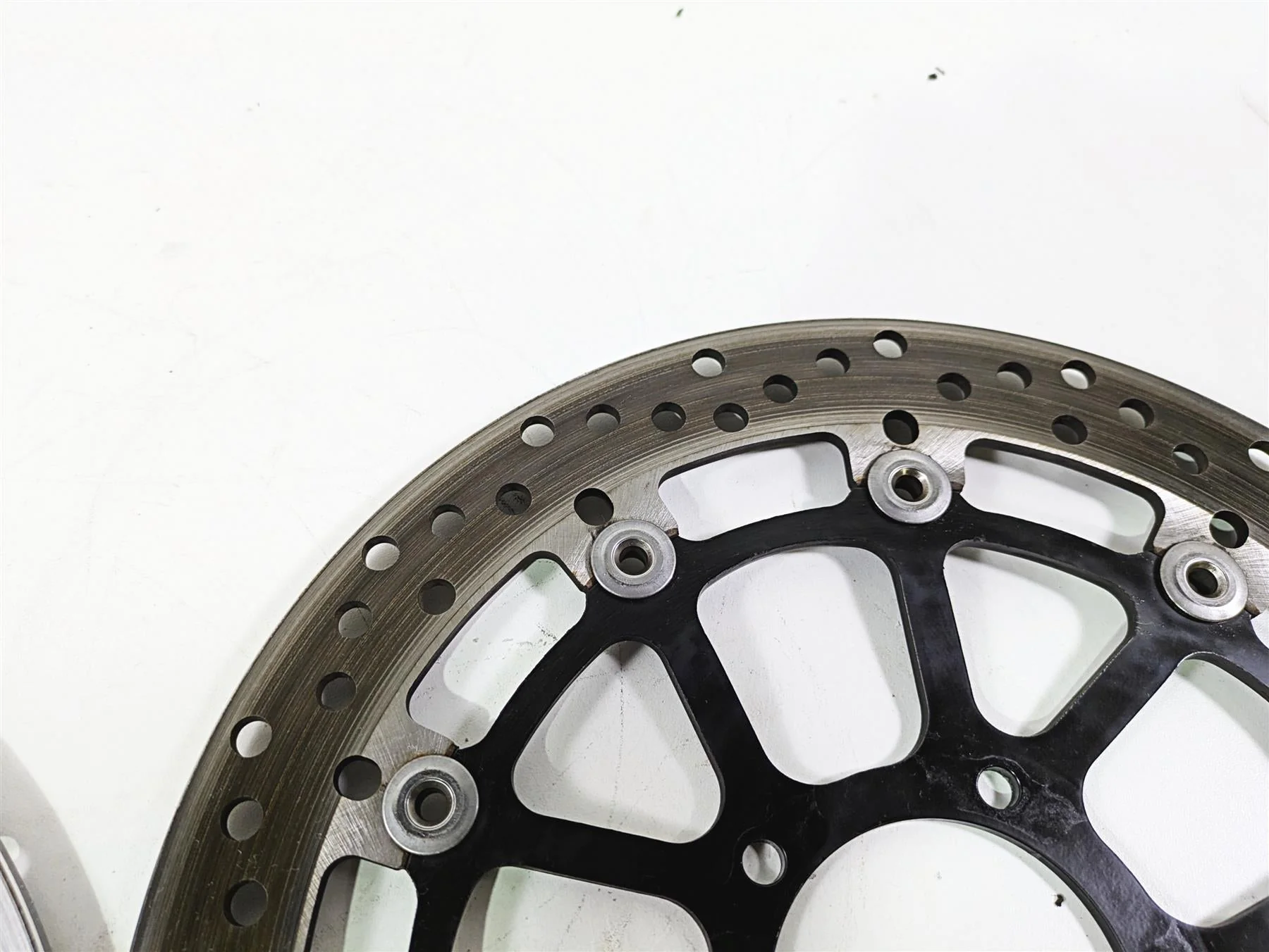 2013 Ducati Hyperstrada 821 Front Brake Disc Set 49241011A - Image 9