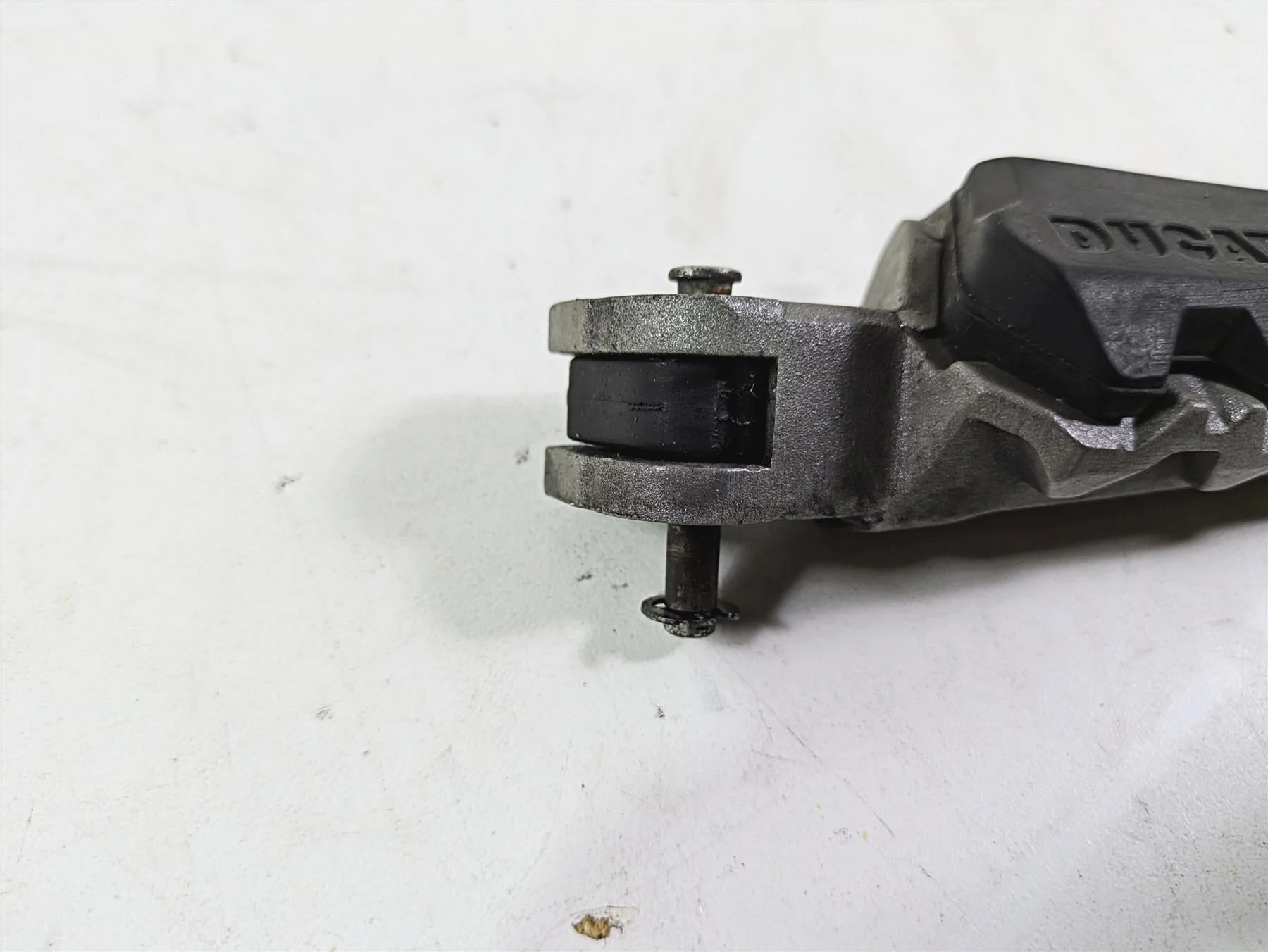 2013 Ducati Hyperstrada 821 Right Rear Passenger Footpeg 46410591AA - Image 6