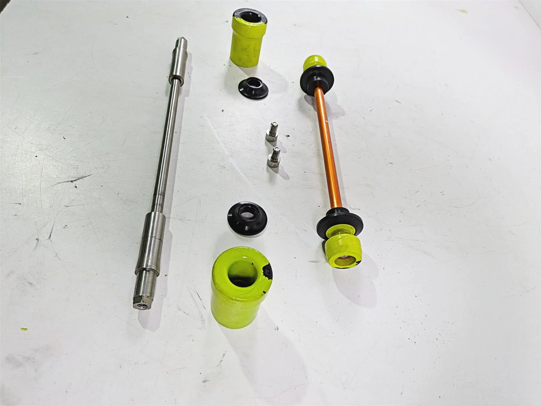 2013 Ducati Hyperstrada 821 Speedymoto Font Wheel & Frame Slider Kit - Image 3