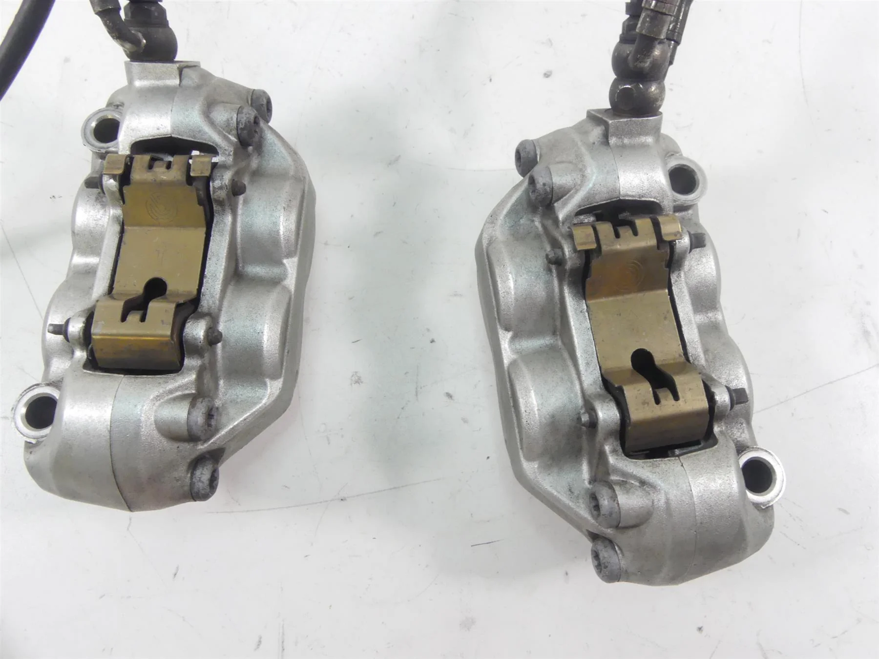 2013 Ducati Streetfighter 848 Front Brembo Brake Caliper Set 61041211 61041221 - Image 4