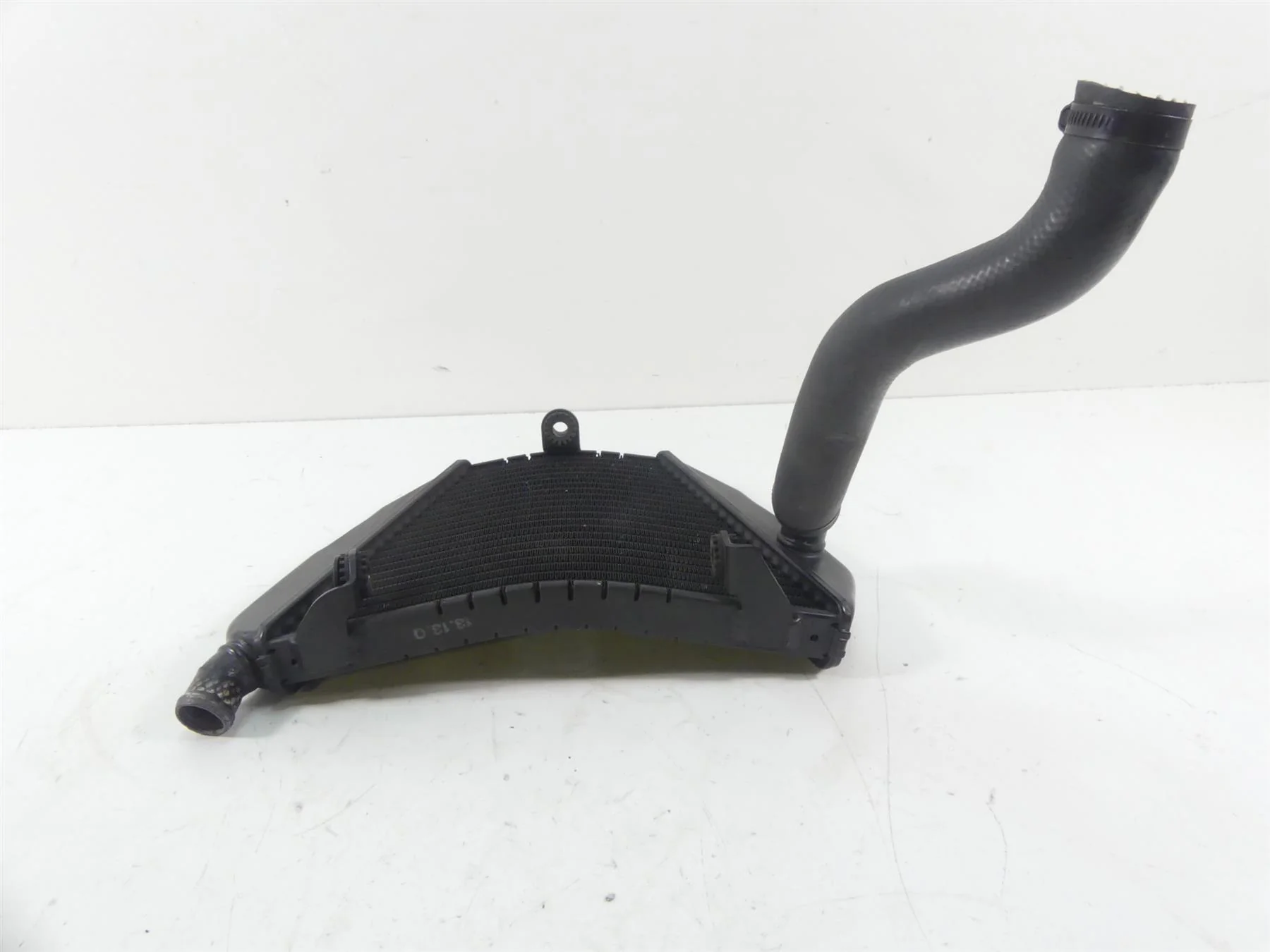 2013 Ducati Streetfighter 848 Lower Radiator Cooler + Hose 54840841A - Image 3