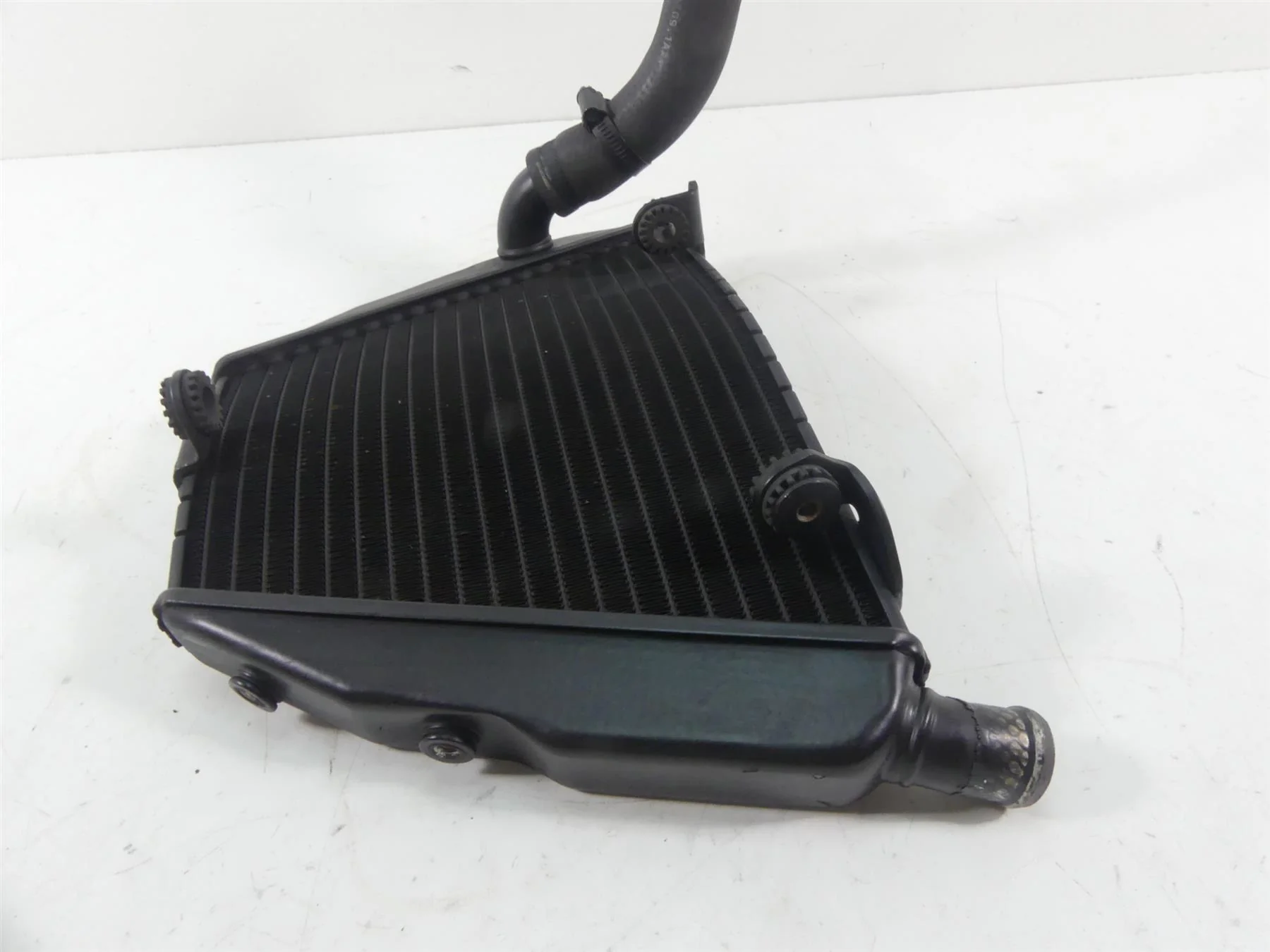 2013 Ducati Streetfighter 848 Lower Radiator Cooler + Hose 54840841A - Image 4