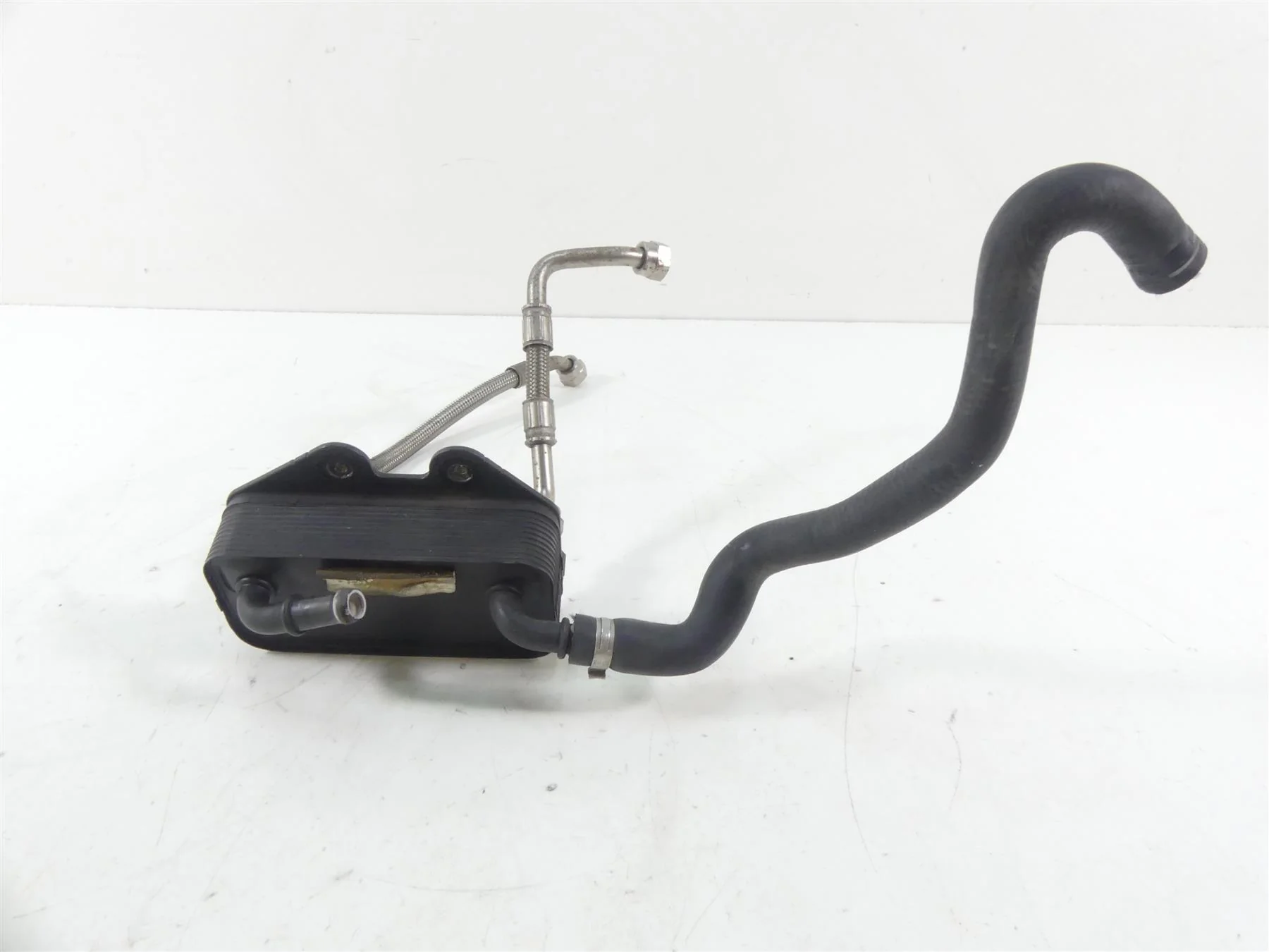 2013 Ducati Streetfighter 848 Oil Cooler Heat Exchanger & Lines Hoses 54710011A
