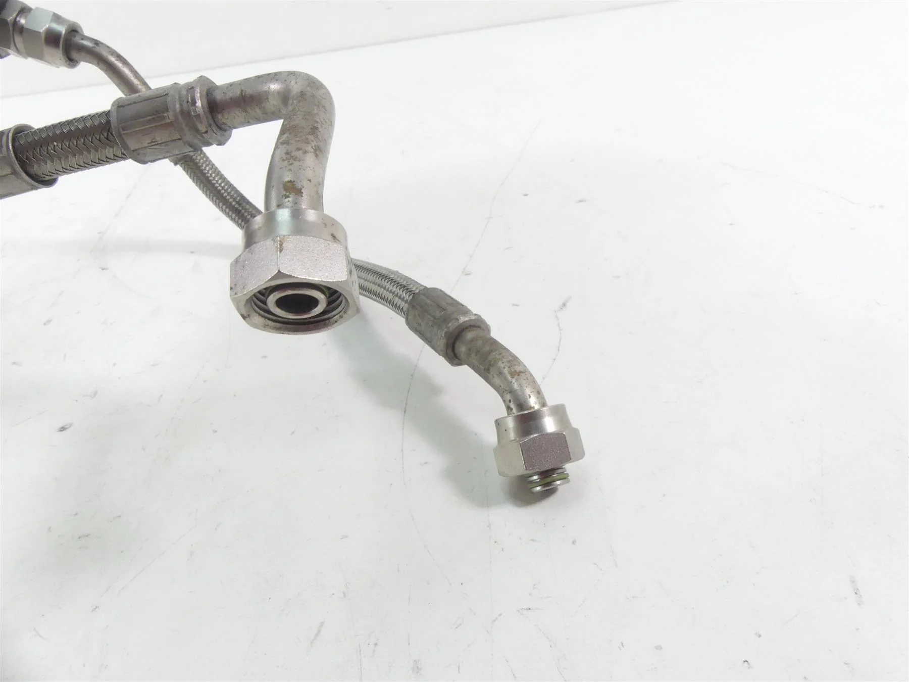 2013 Ducati Streetfighter 848 Oil Cooler Heat Exchanger & Lines Hoses 54710011A - Image 7