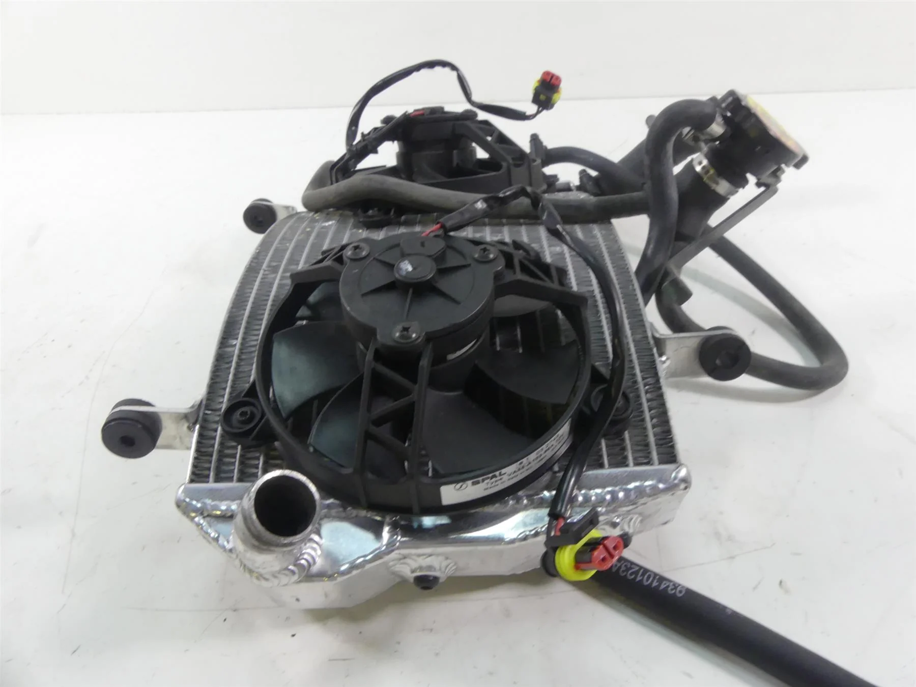 2013 Ducati Streetfighter 848 Upper Radiator Fans Reservoir Hoses -Read 54840831 - Image 4