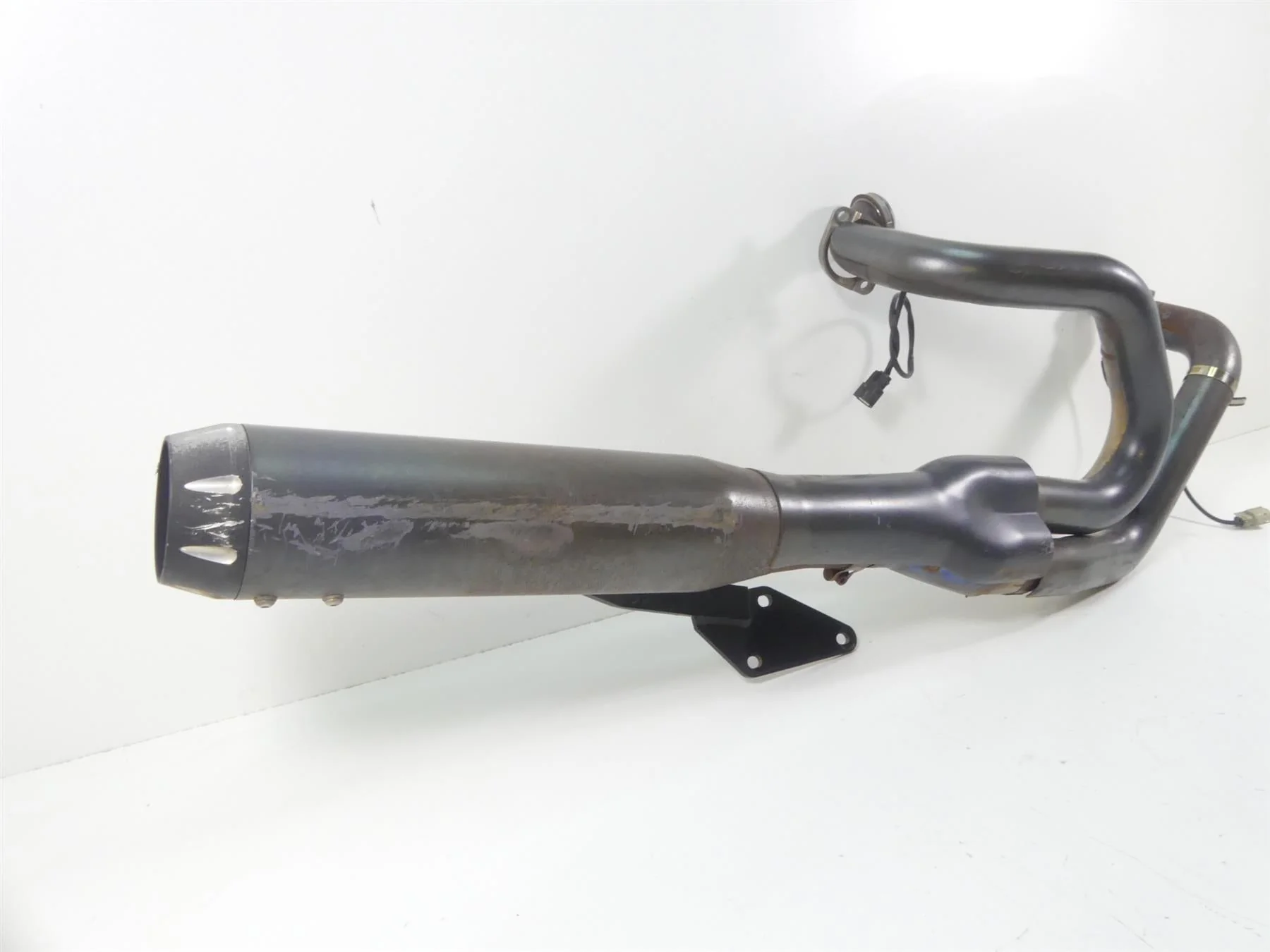 2013 Harley Davidson VRSCF Muscle Bassani Road Rage Power Exhaust System 1V38RB - Image 2